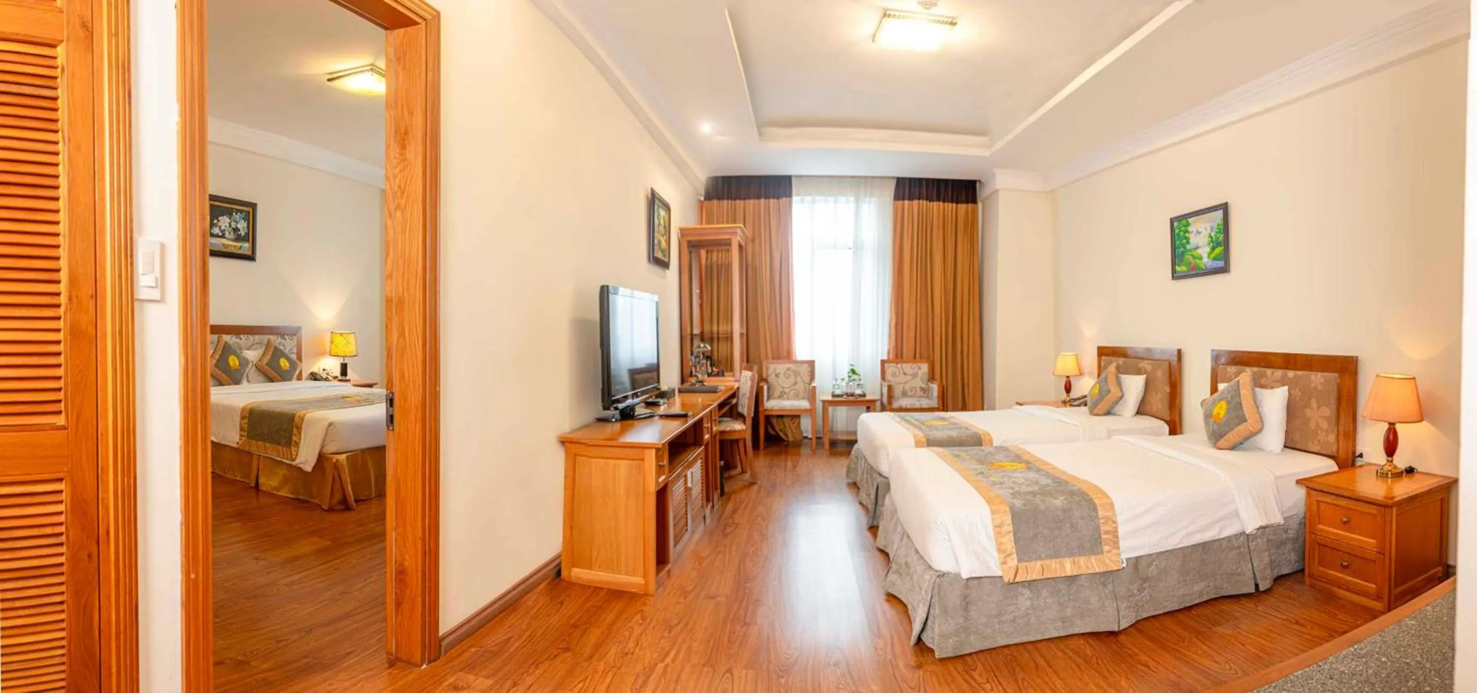 Photo of the whole room, Bed in Hoang Son Peace Hotel