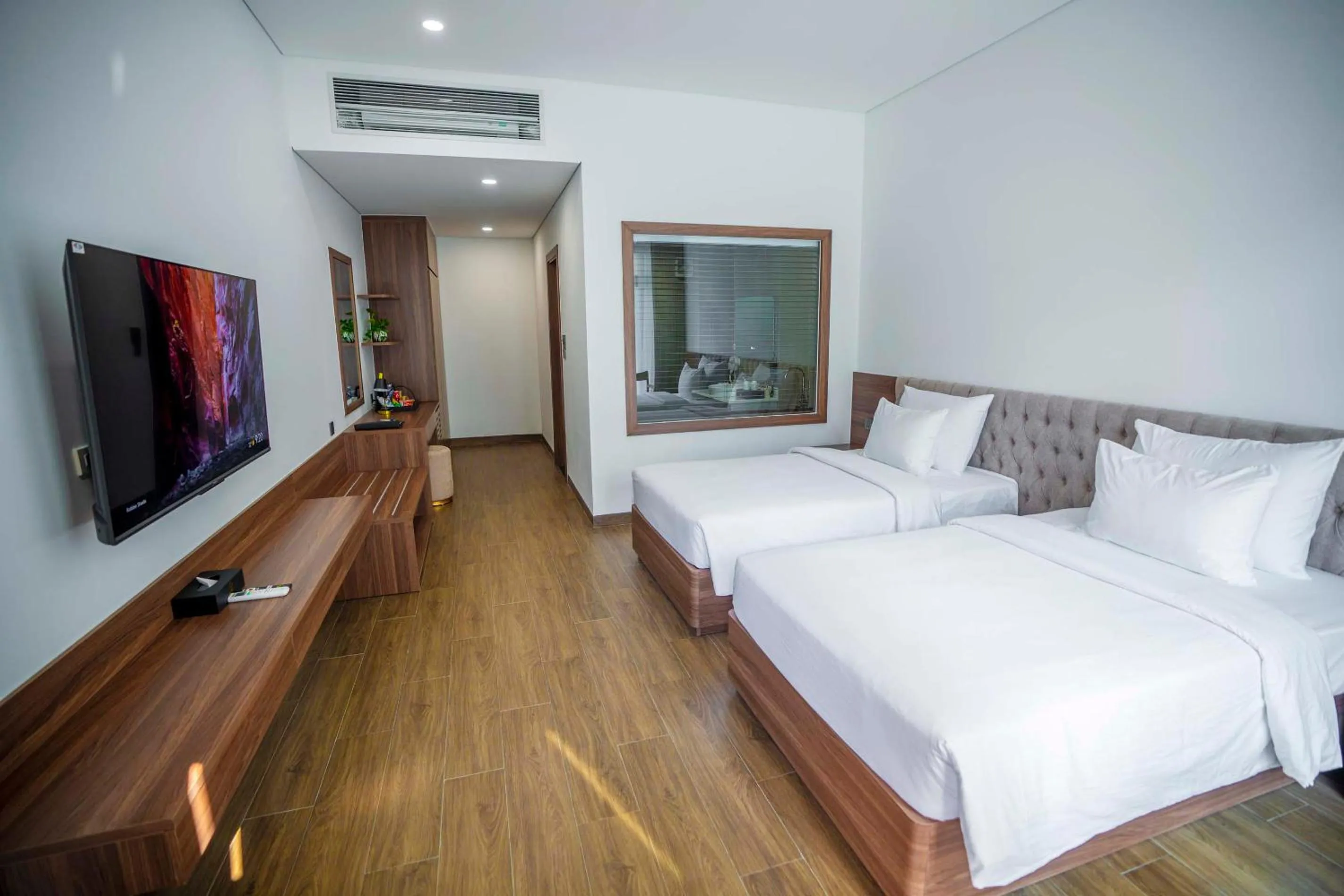 Bedroom, Bed in Hoang Son Peace Hotel