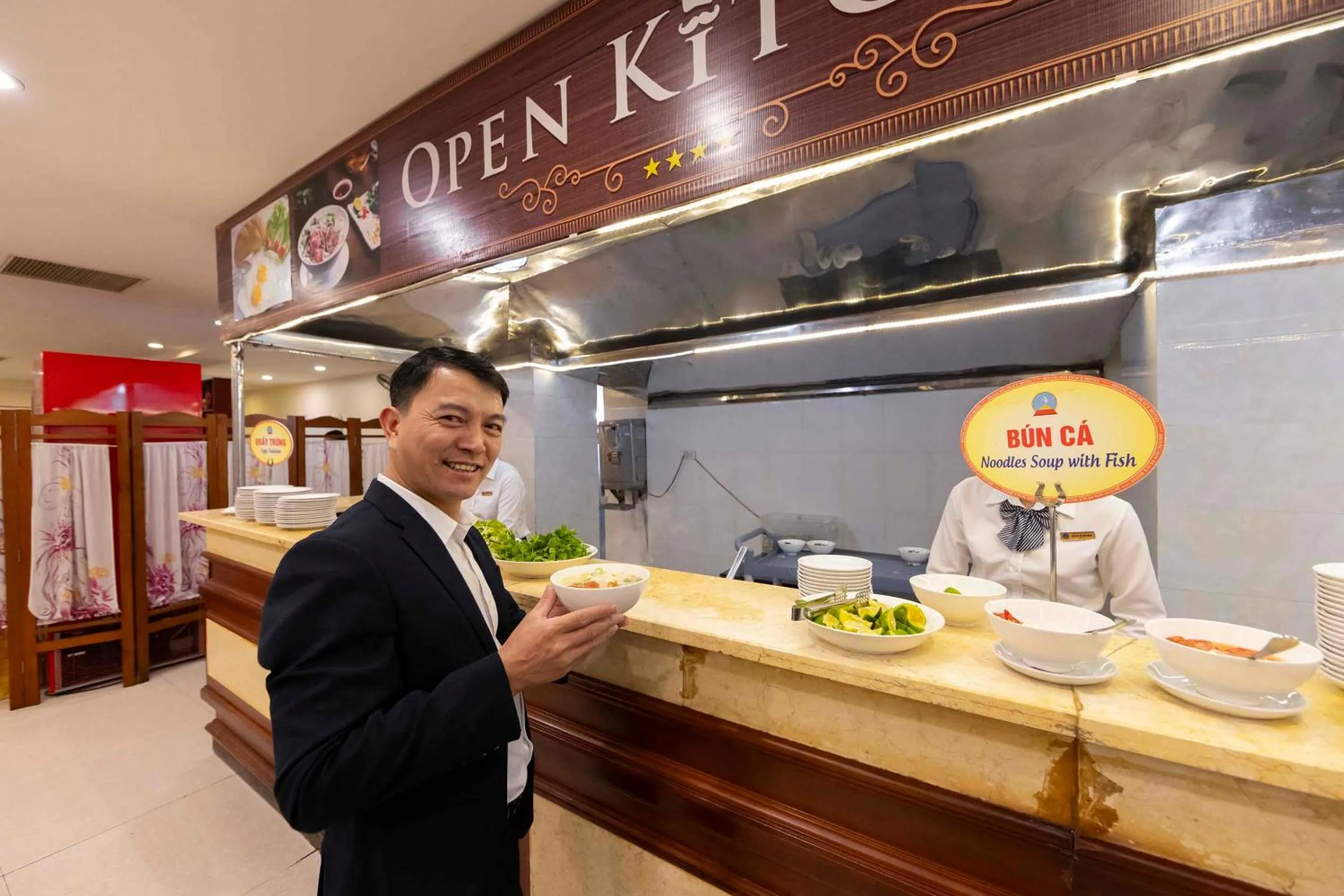 Breakfast in Hoang Son Peace Hotel