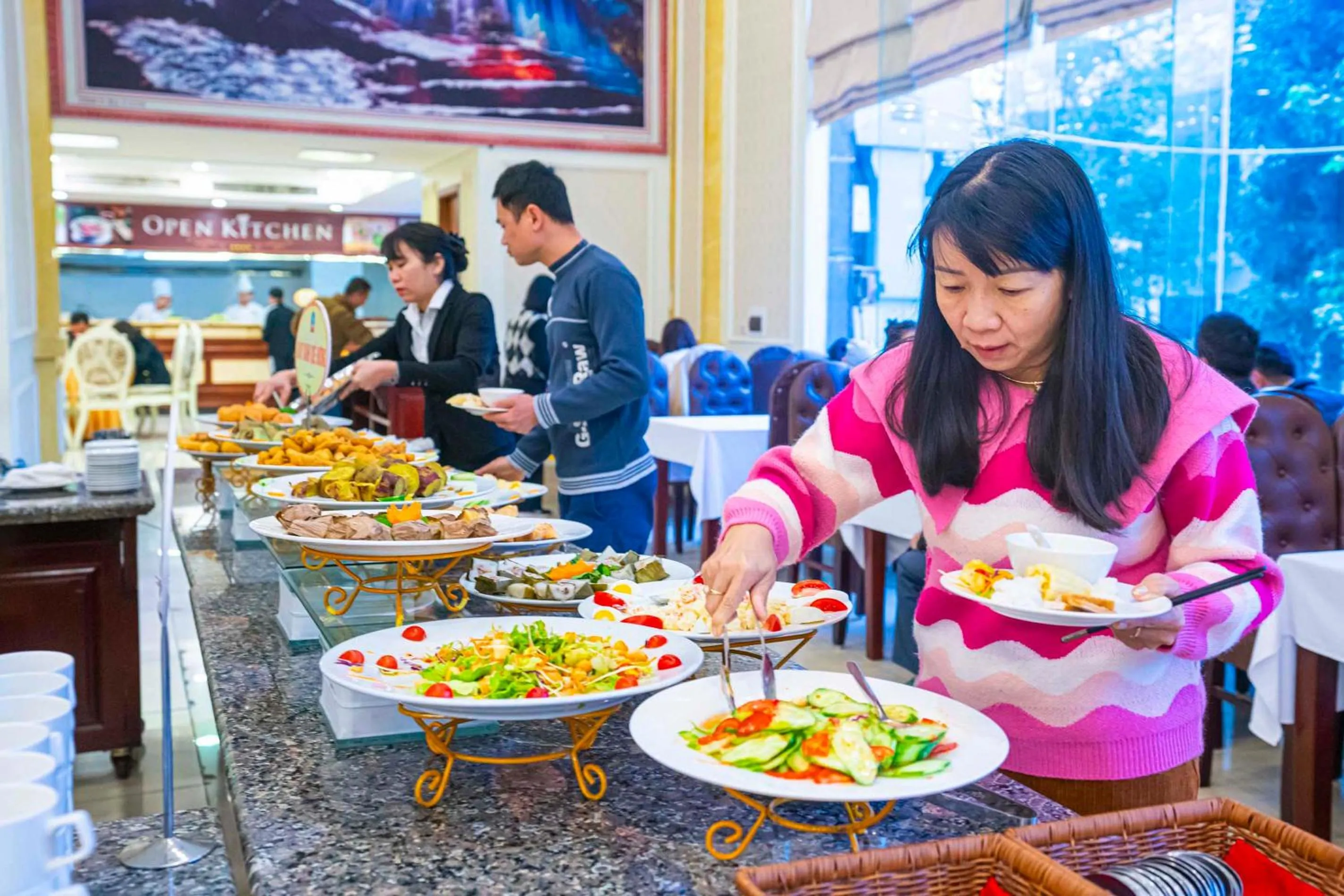 Breakfast in Hoang Son Peace Hotel