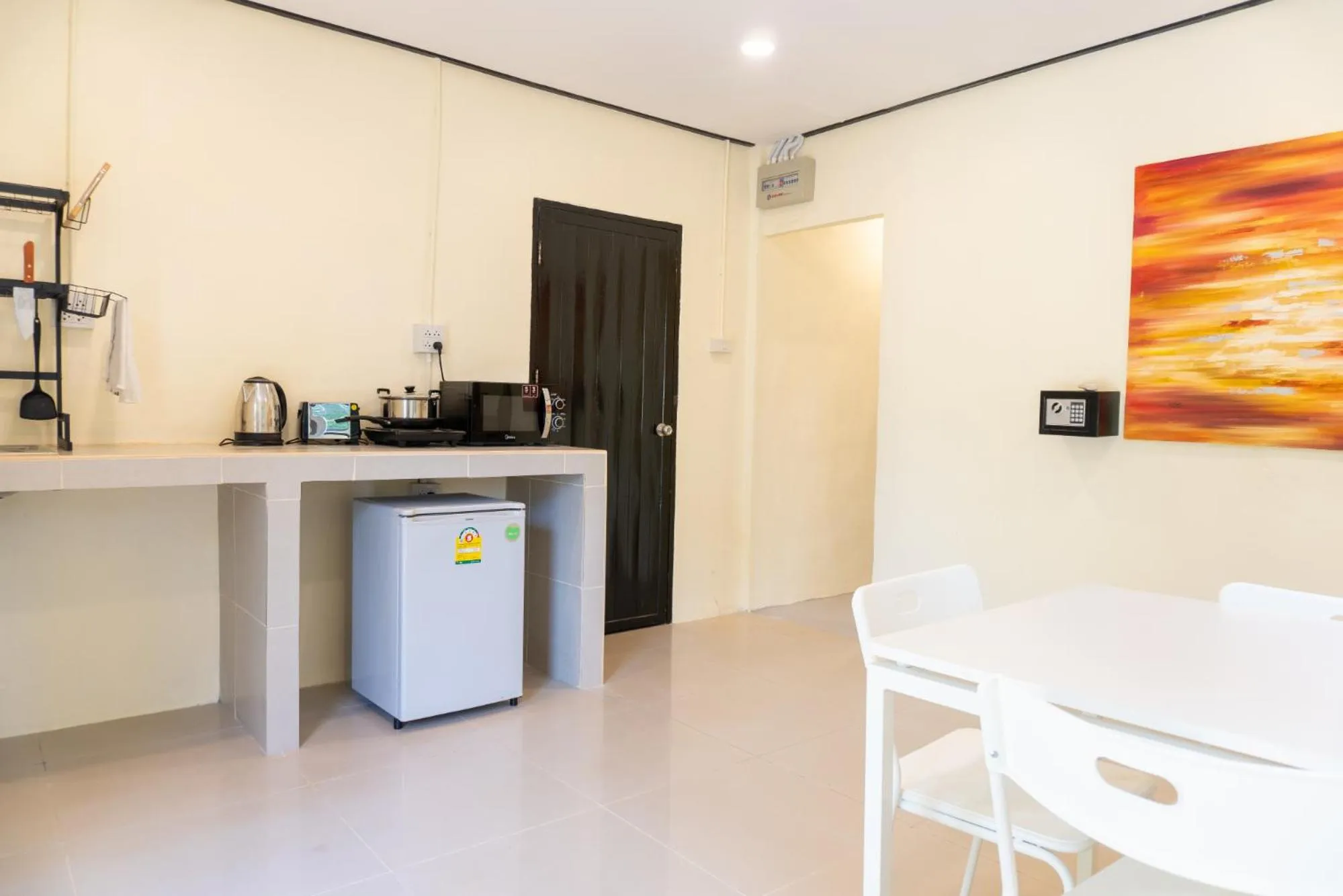 Kitchen or kitchenette in Mook Lanta Eco Resort