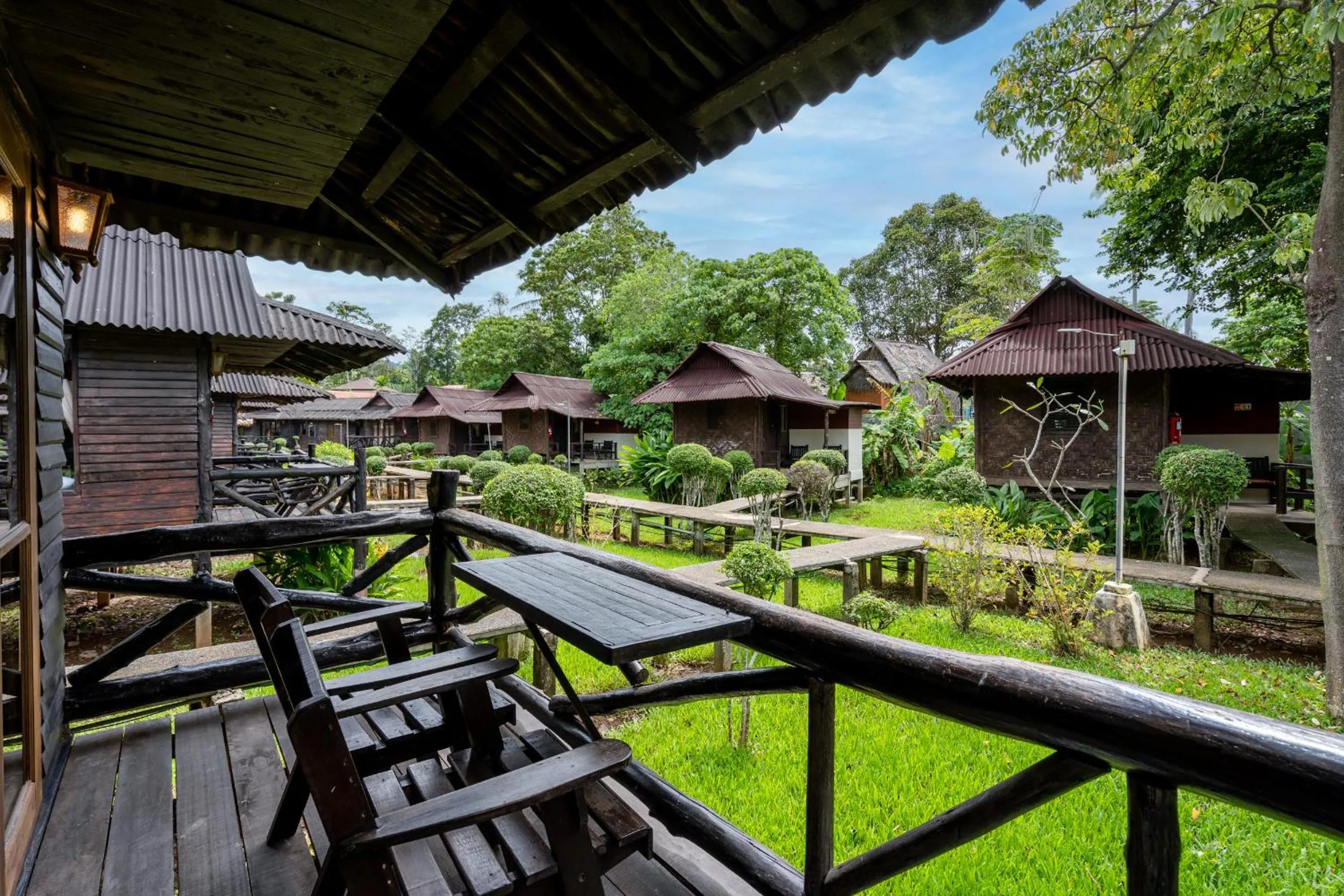 Balcony/Terrace in Mook Lanta Eco Resort