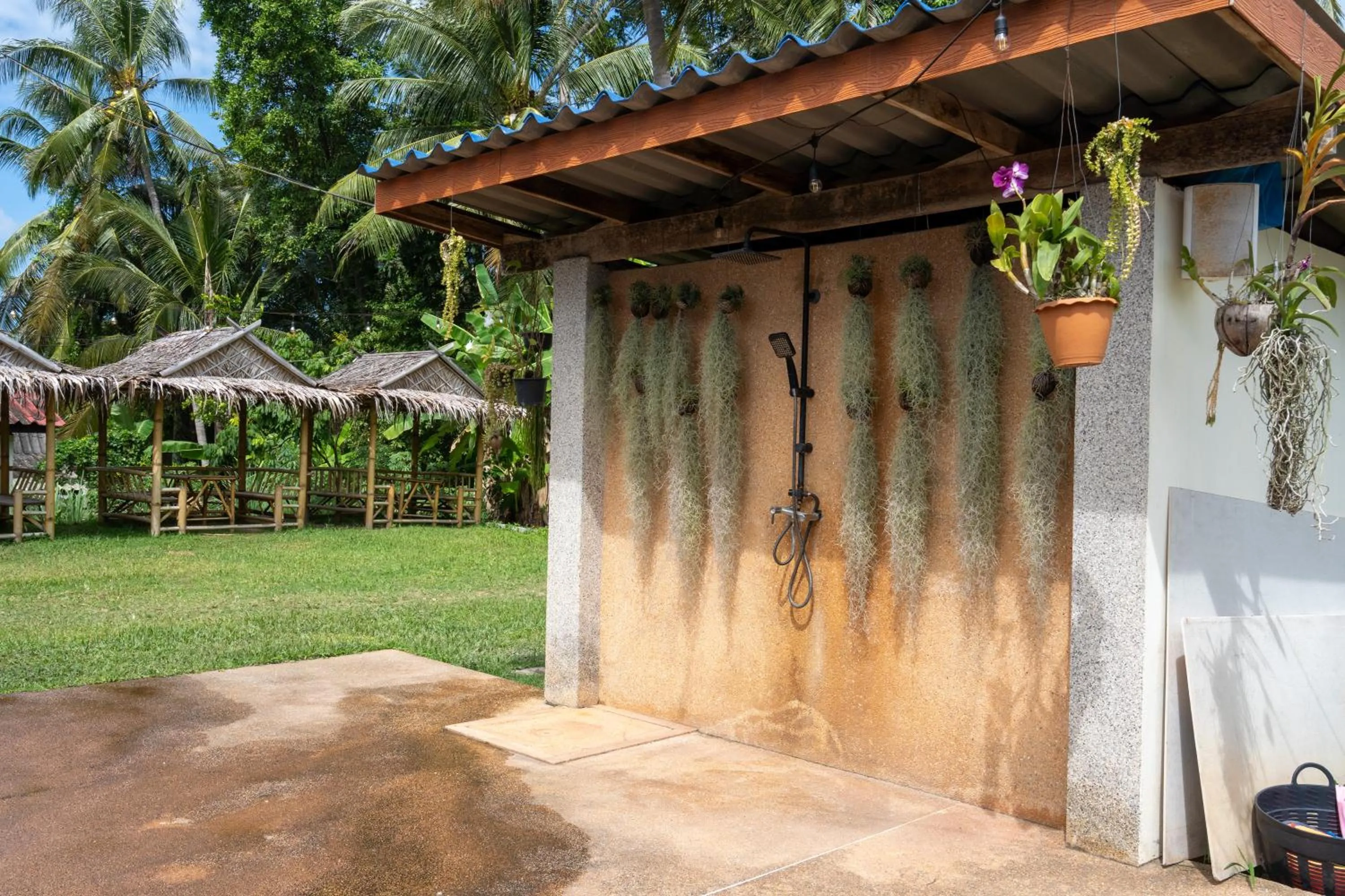 Shower in Mook Lanta Eco Resort