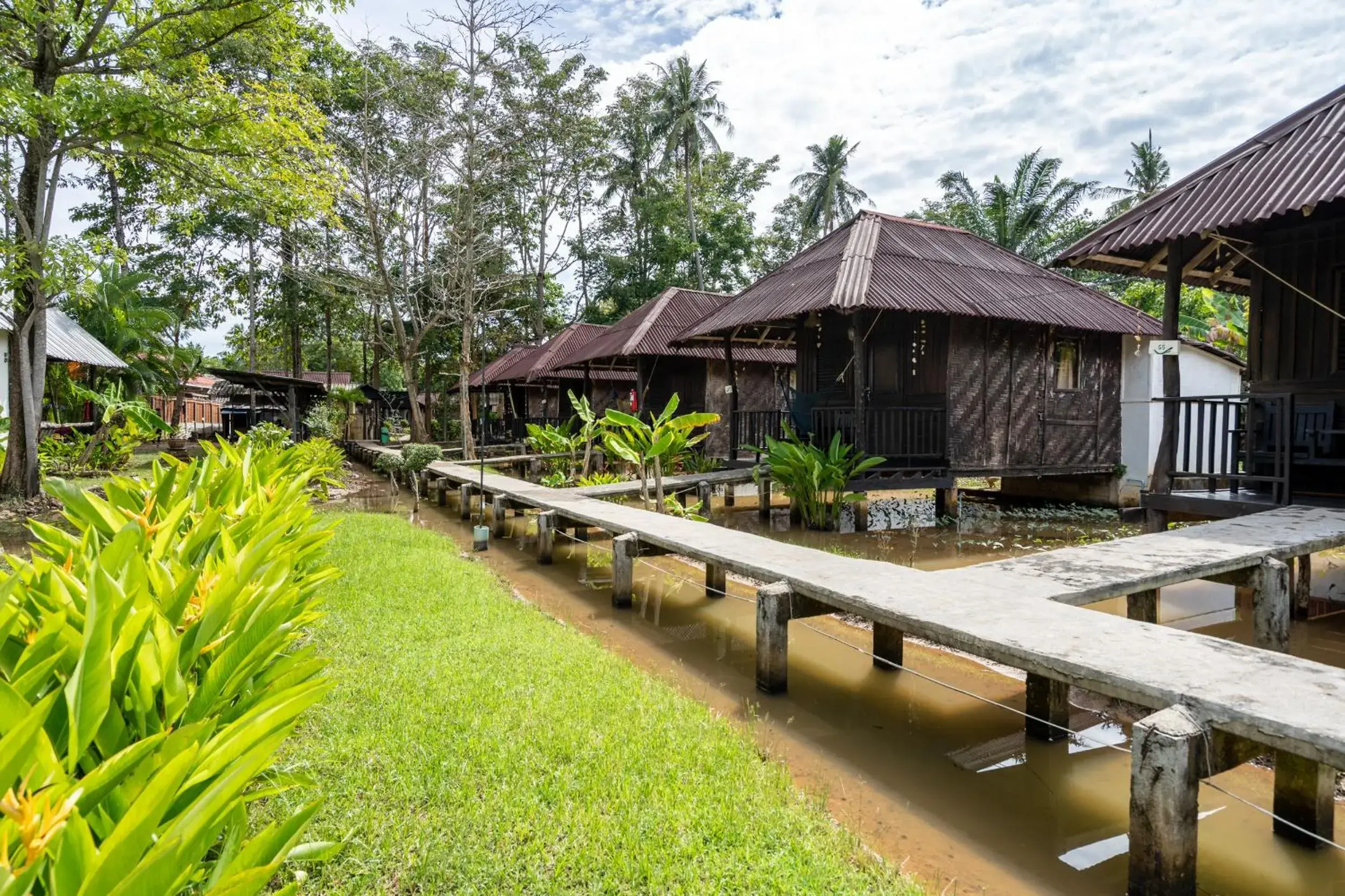 Twin Room with Garden View in Mook Lanta Eco Resort Twin Room with Garden View in Mook Lanta Eco Resort