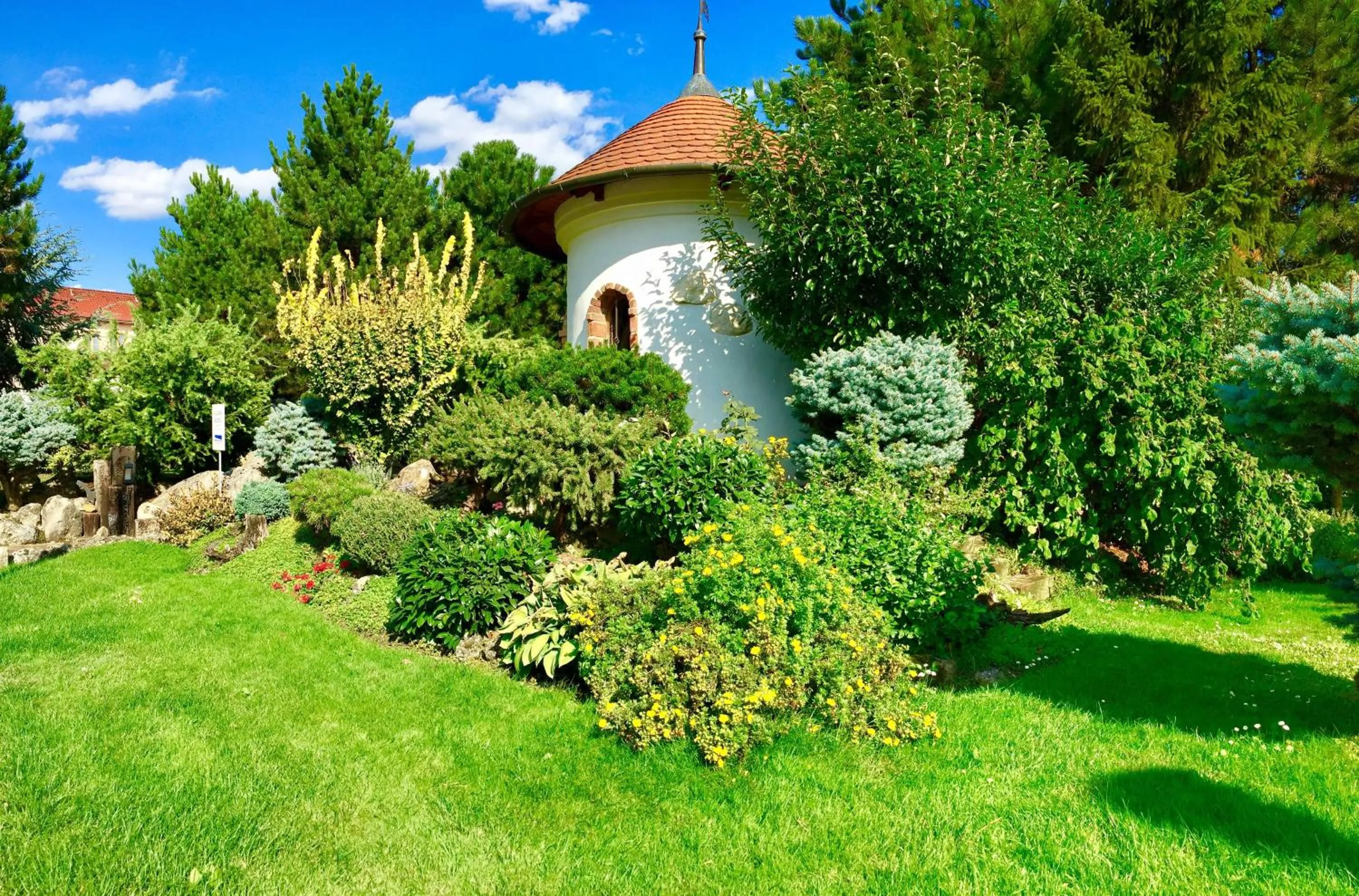 Garden in Garni hotel Celnice