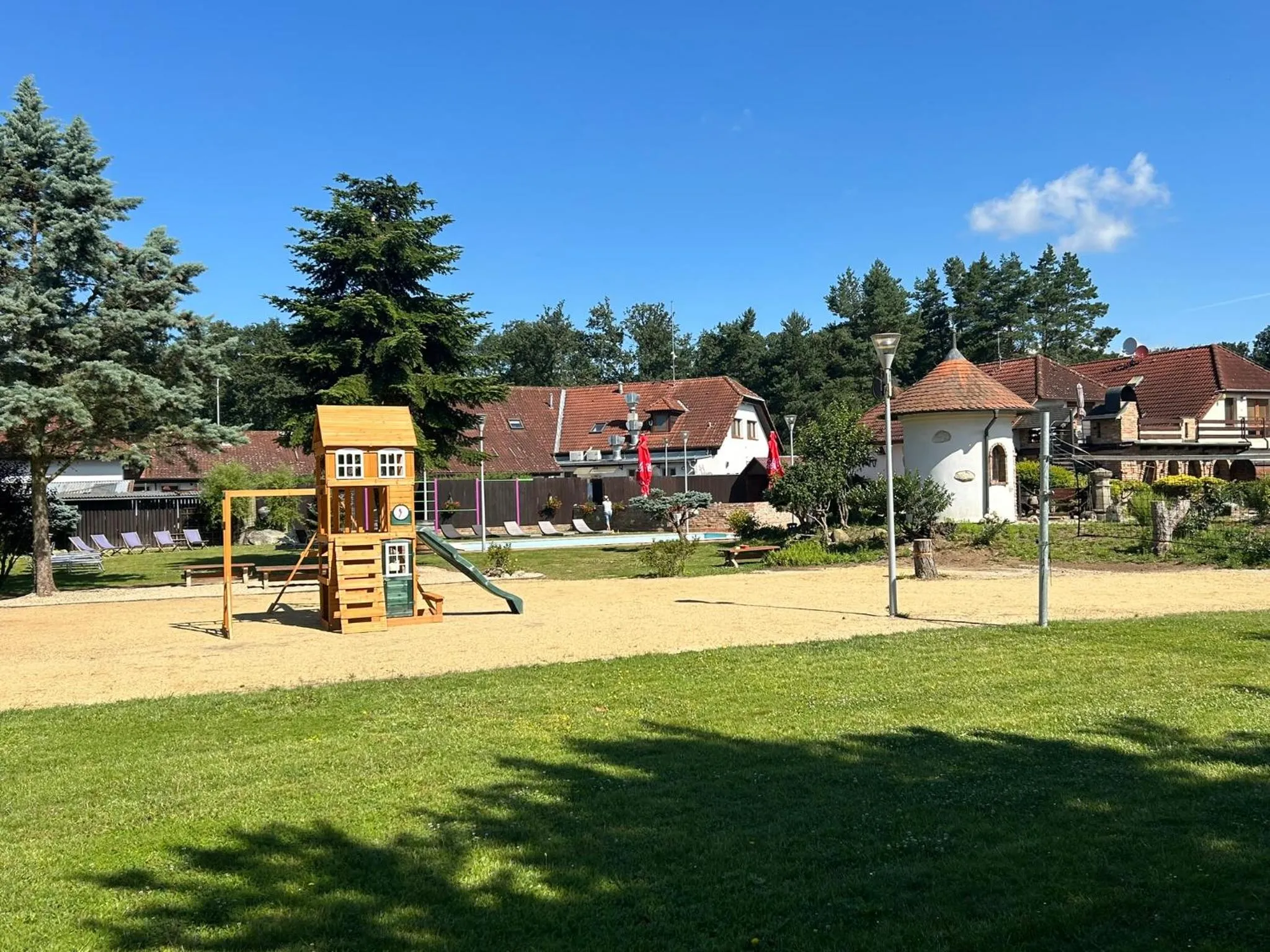 Children play ground in Garni hotel Celnice