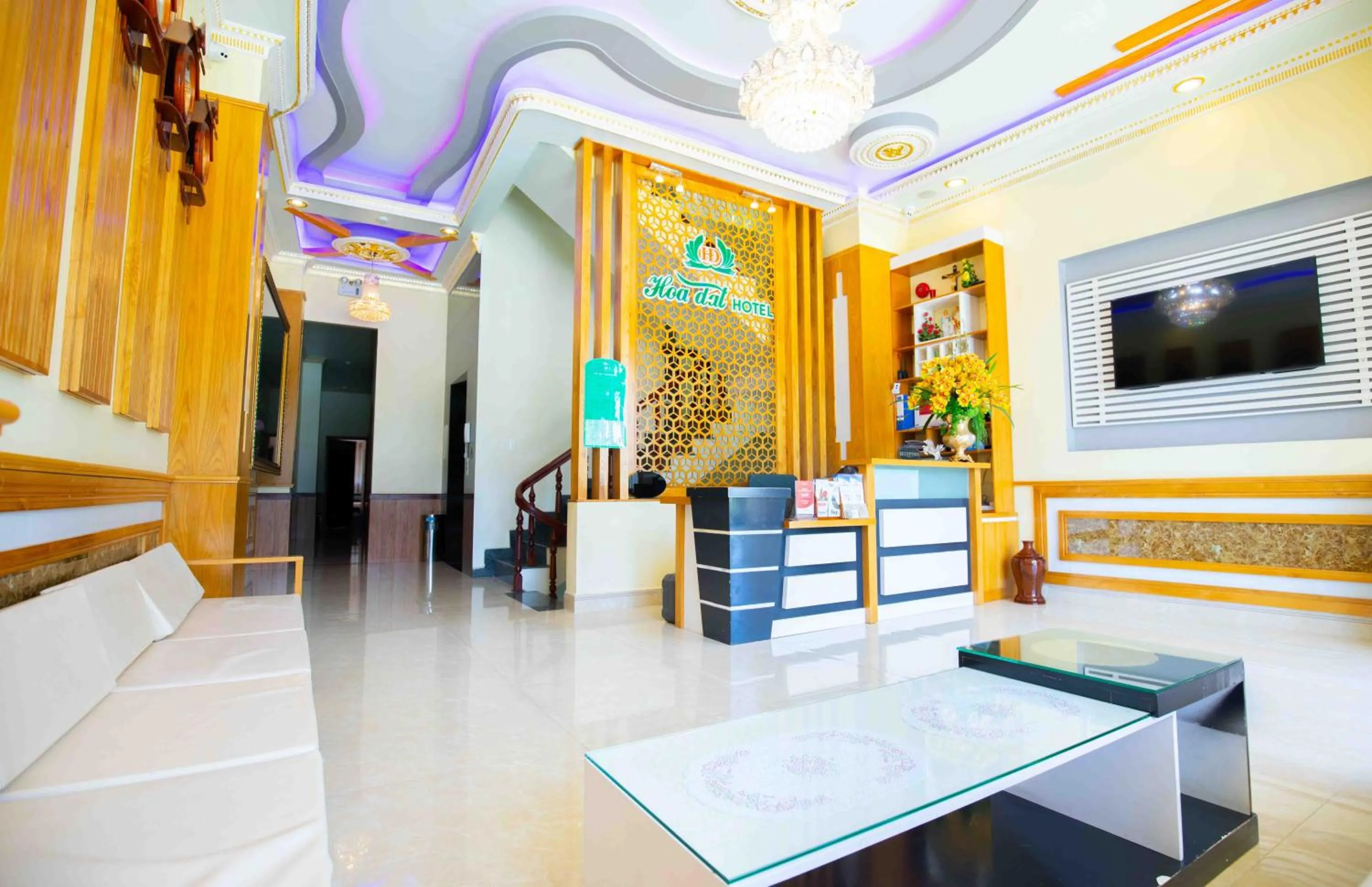 Lobby or reception in Hoa Dat Da Lat Hotel