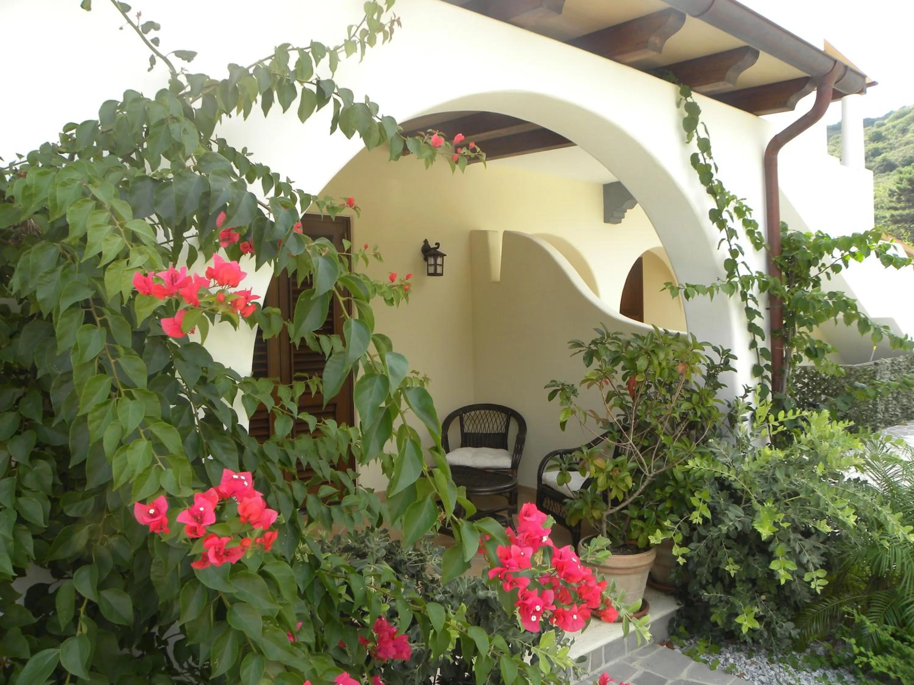 Patio in Hotel Borgo Eolie