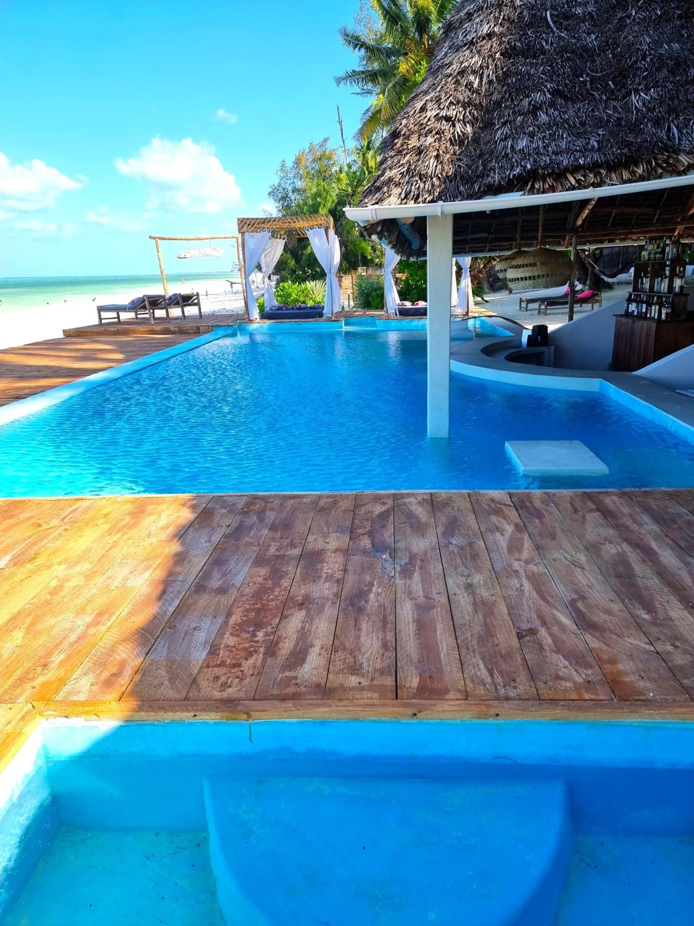 Swimming pool in Blue Palm Zanzibar