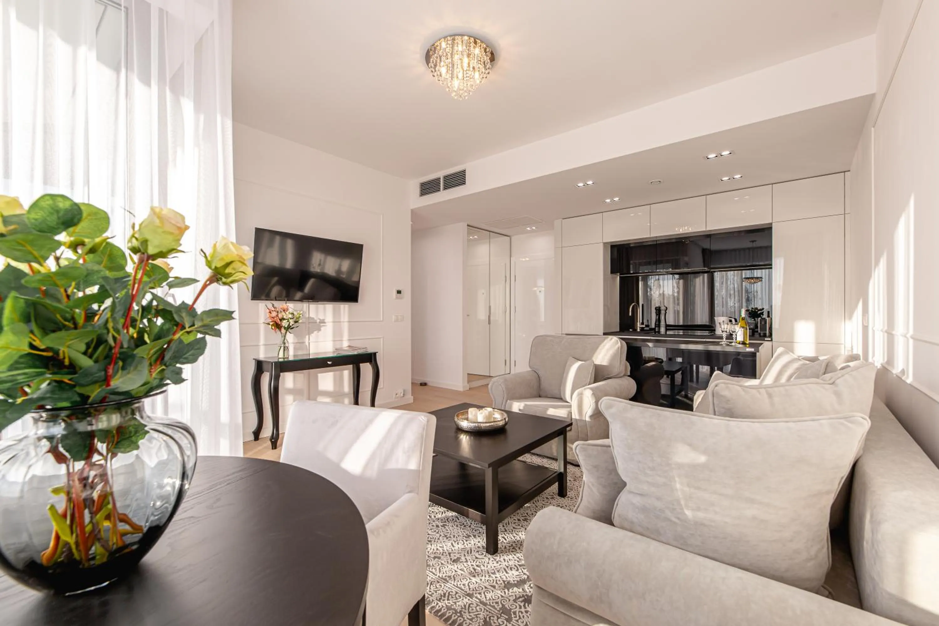 Living room in Dune Beach Resort