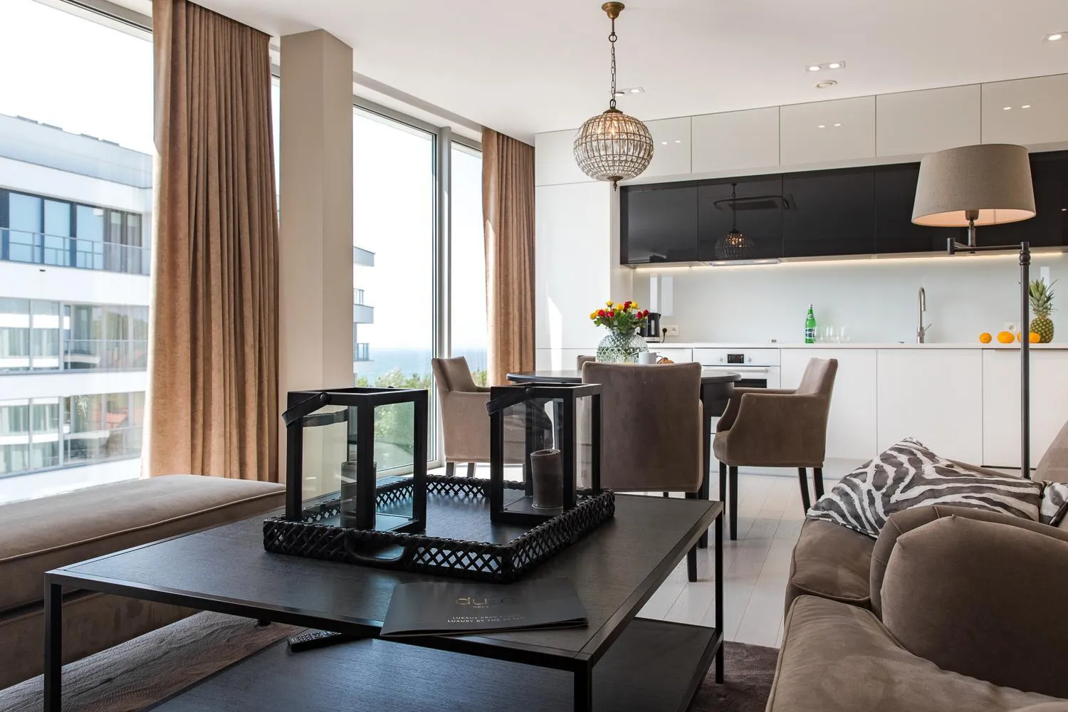 Living room in Dune Beach Resort