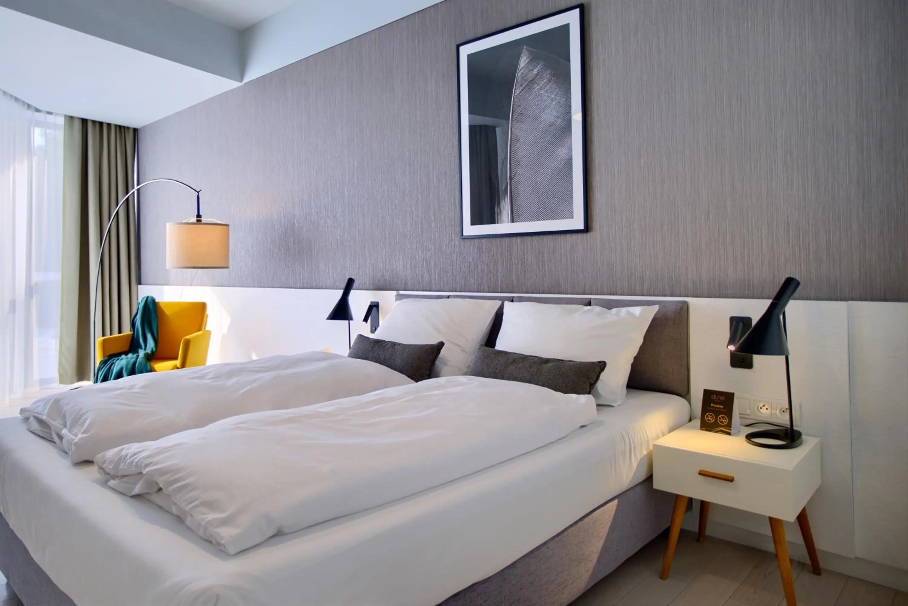 Bed in Dune Beach Resort