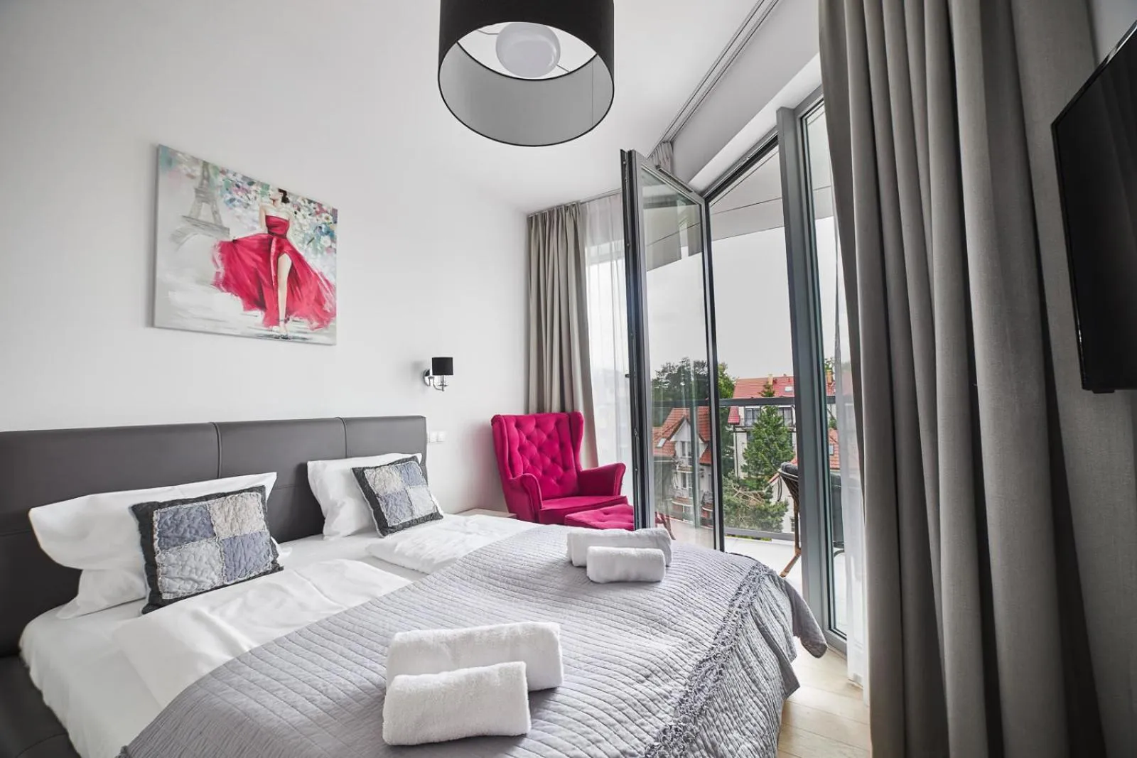 Bed in Dune Beach Resort