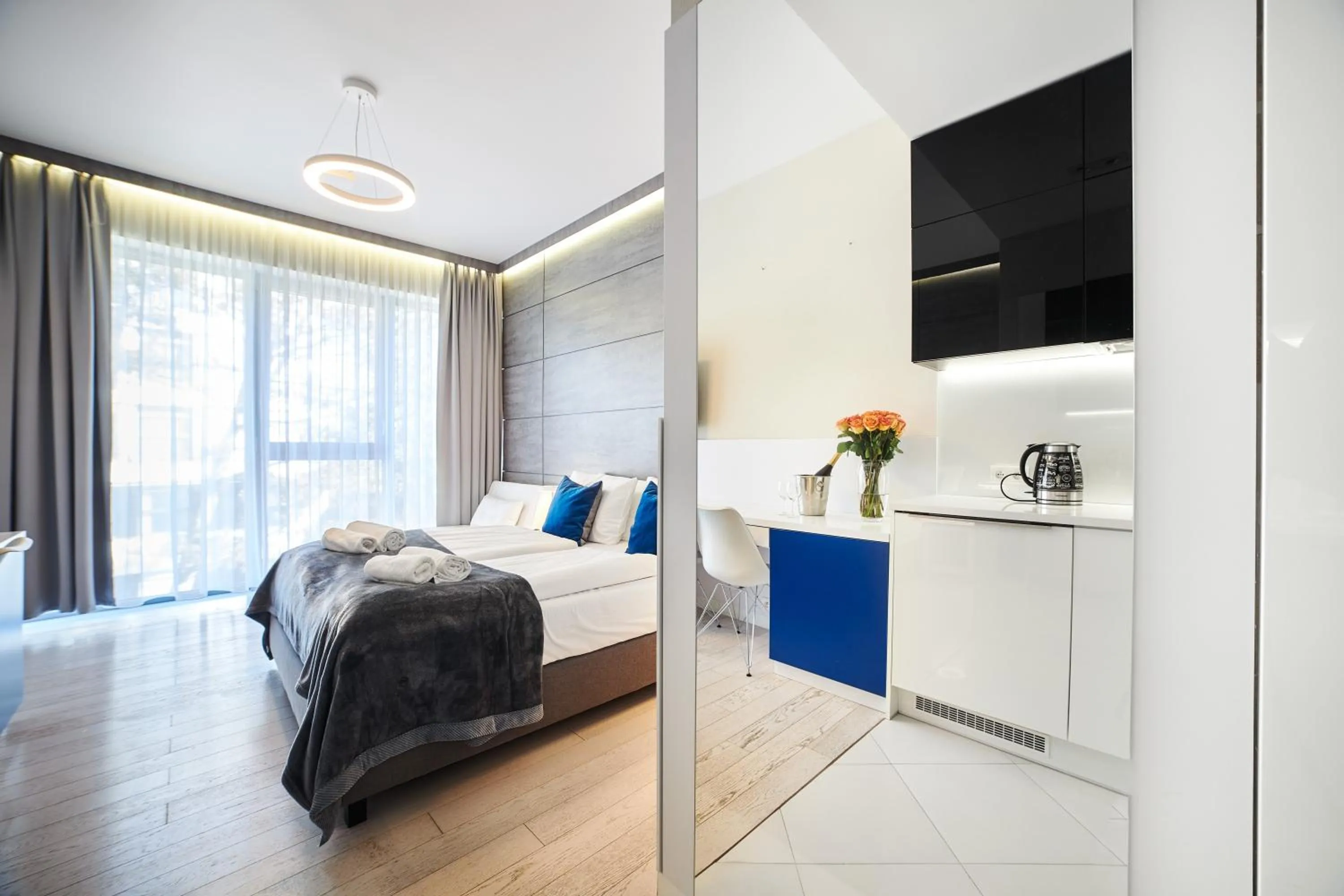 Photo of the whole room, Bed in Dune Beach Resort