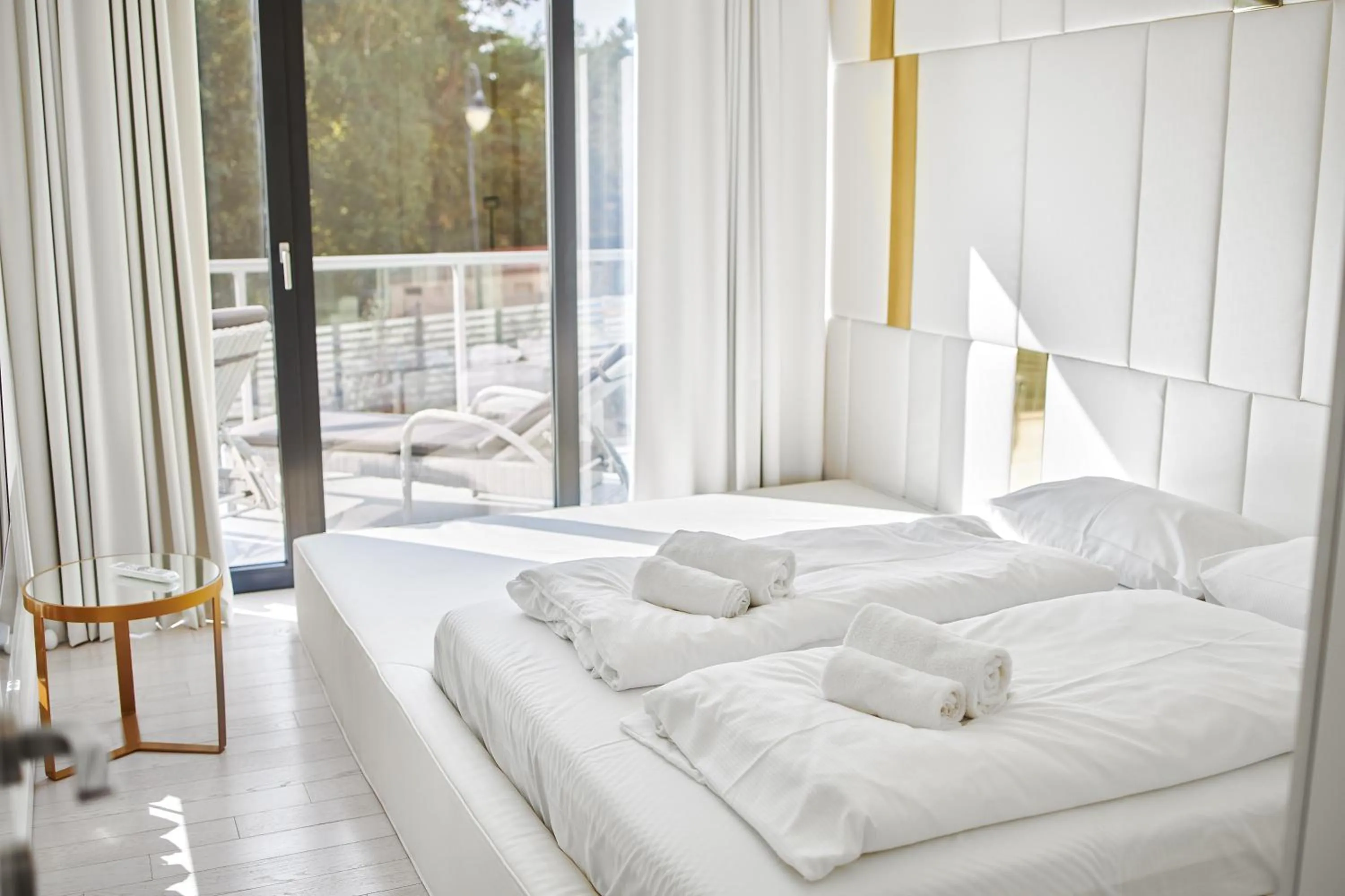 Bed in Dune Beach Resort