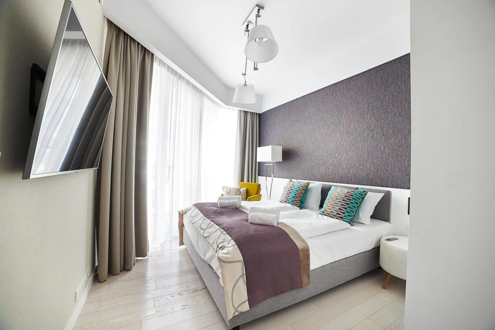 Bed in Dune Beach Resort