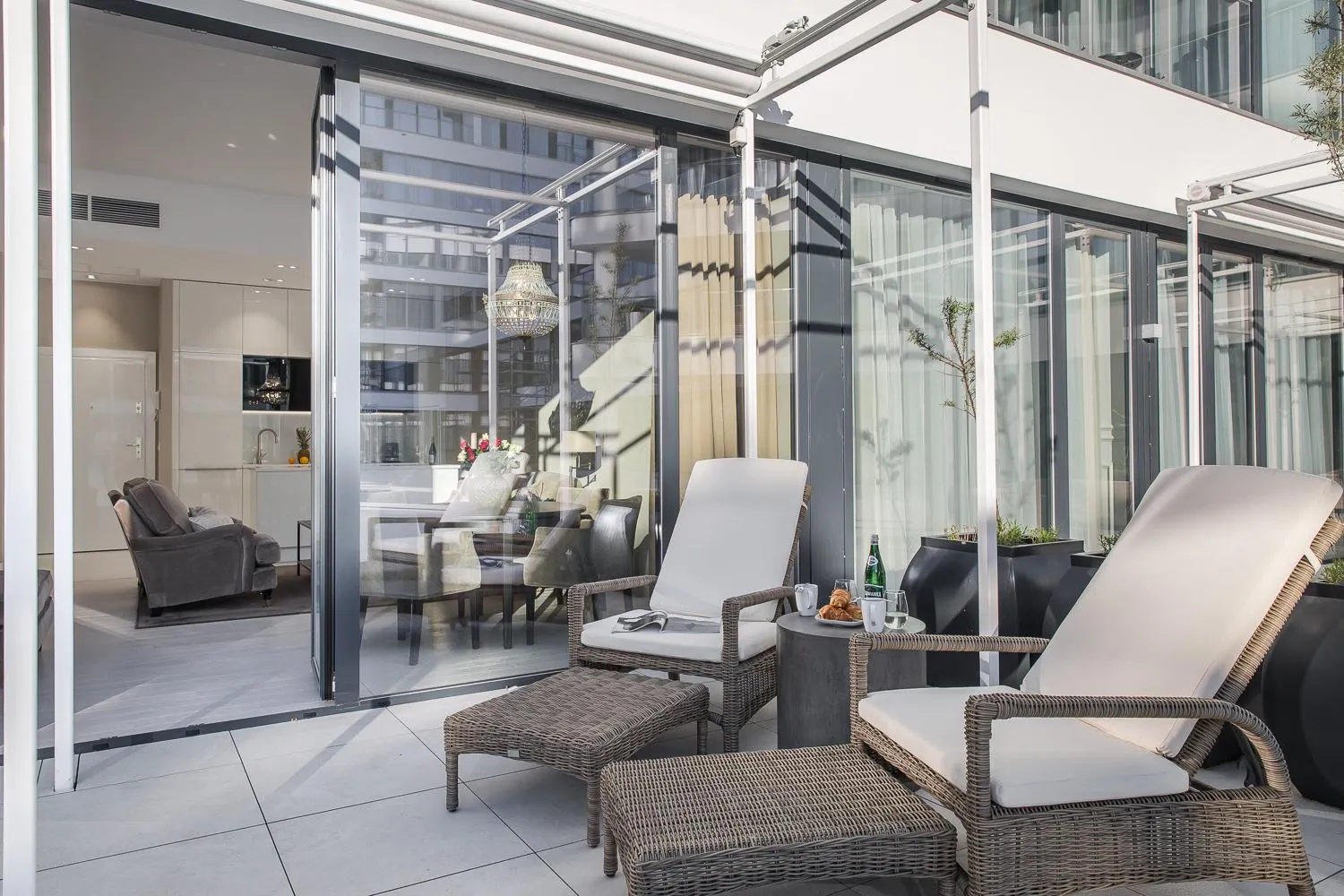 Patio in Dune Beach Resort