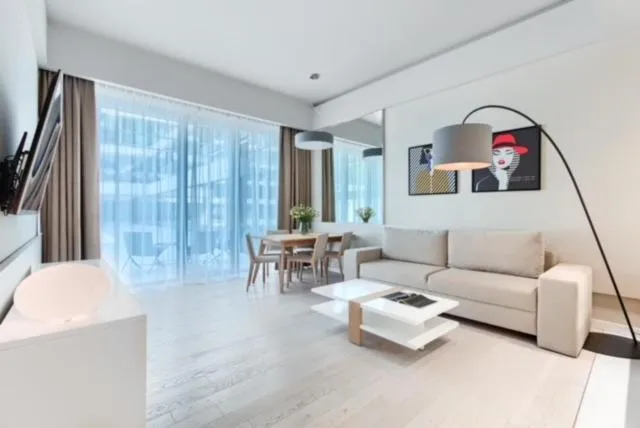 One-Bedroom Apartment B012 with exit to patio in Dune Beach Resort