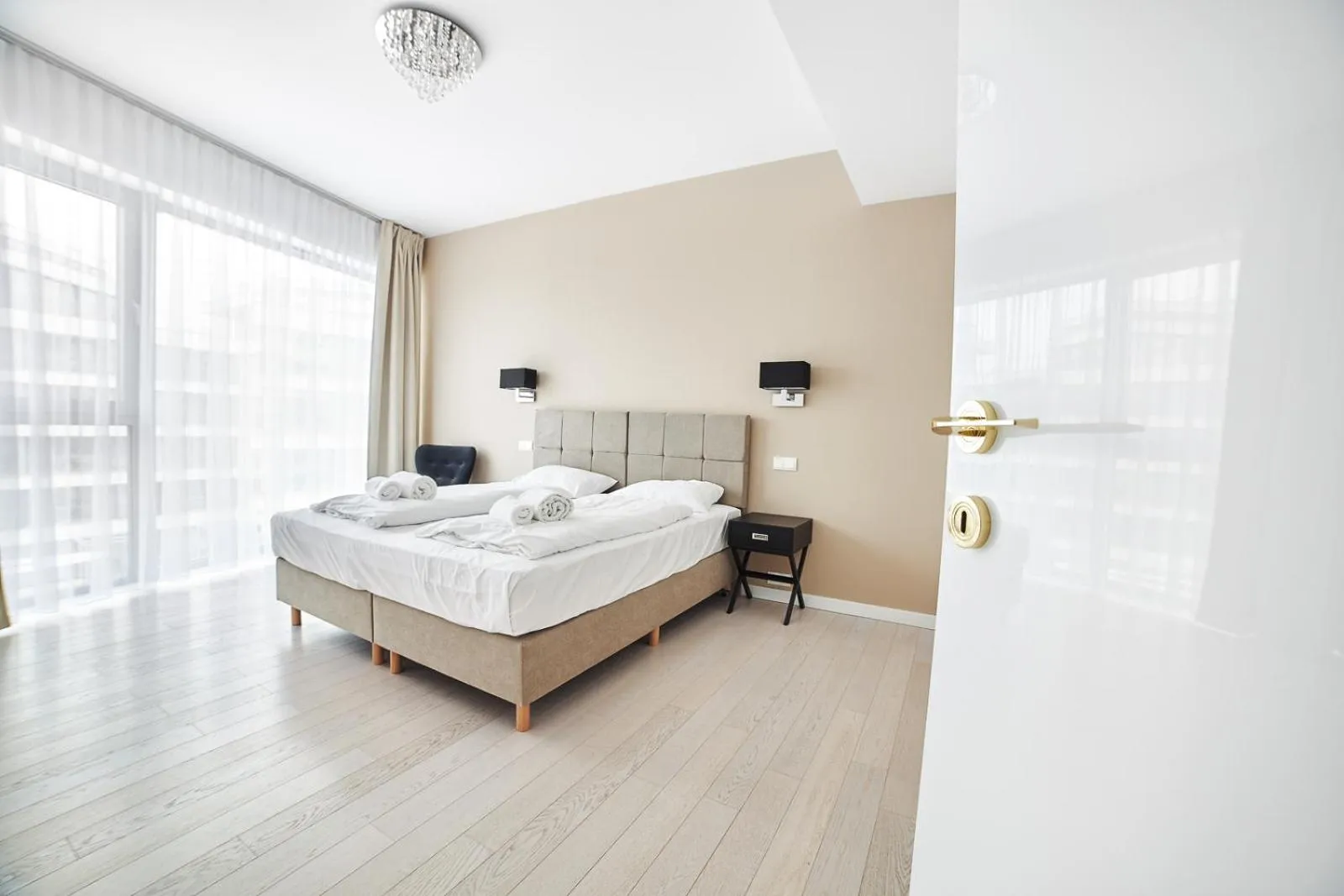 Bed in Dune Beach Resort