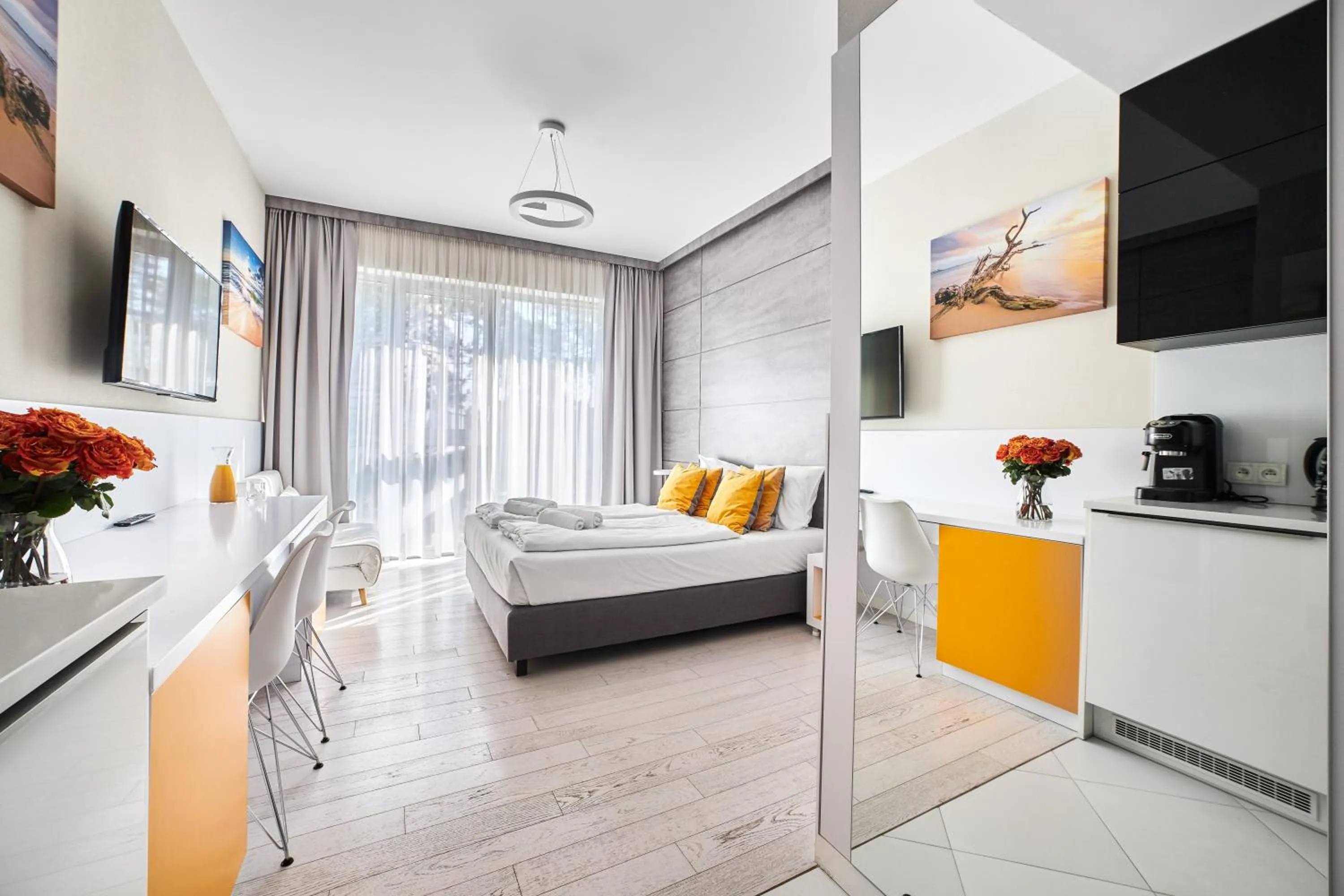 Bed in Dune Beach Resort