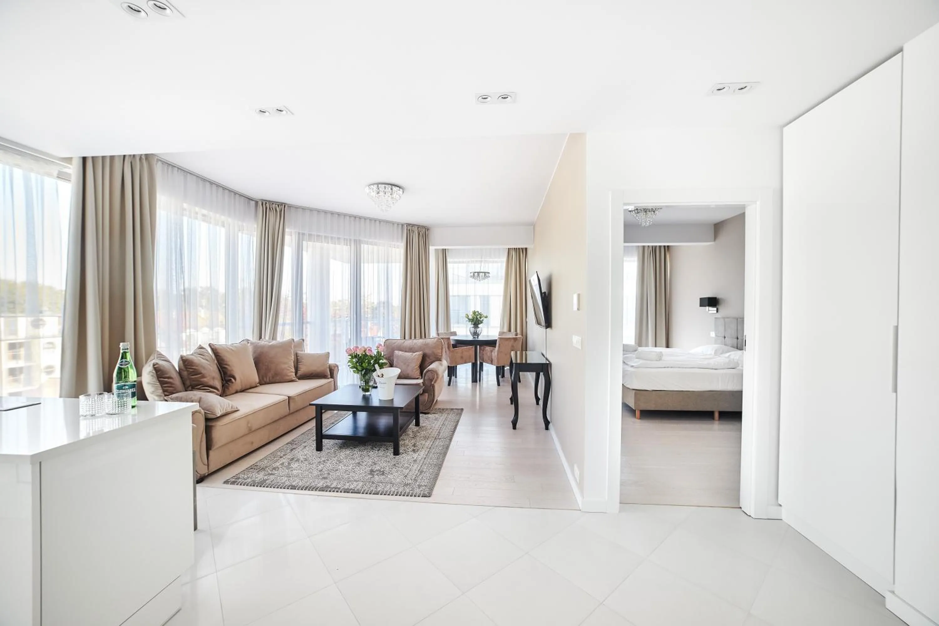 Living room in Dune Beach Resort