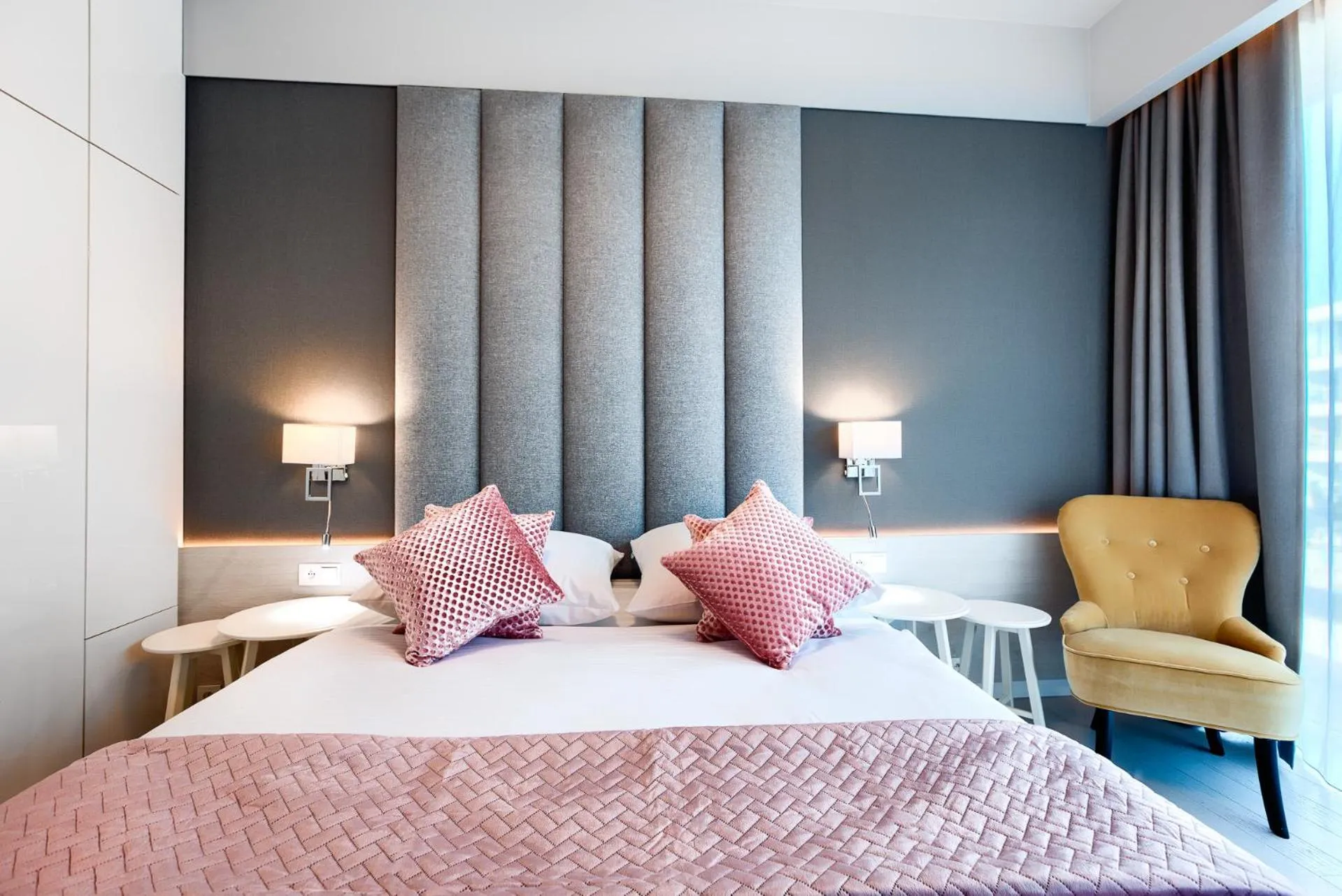 Bed in Dune Beach Resort