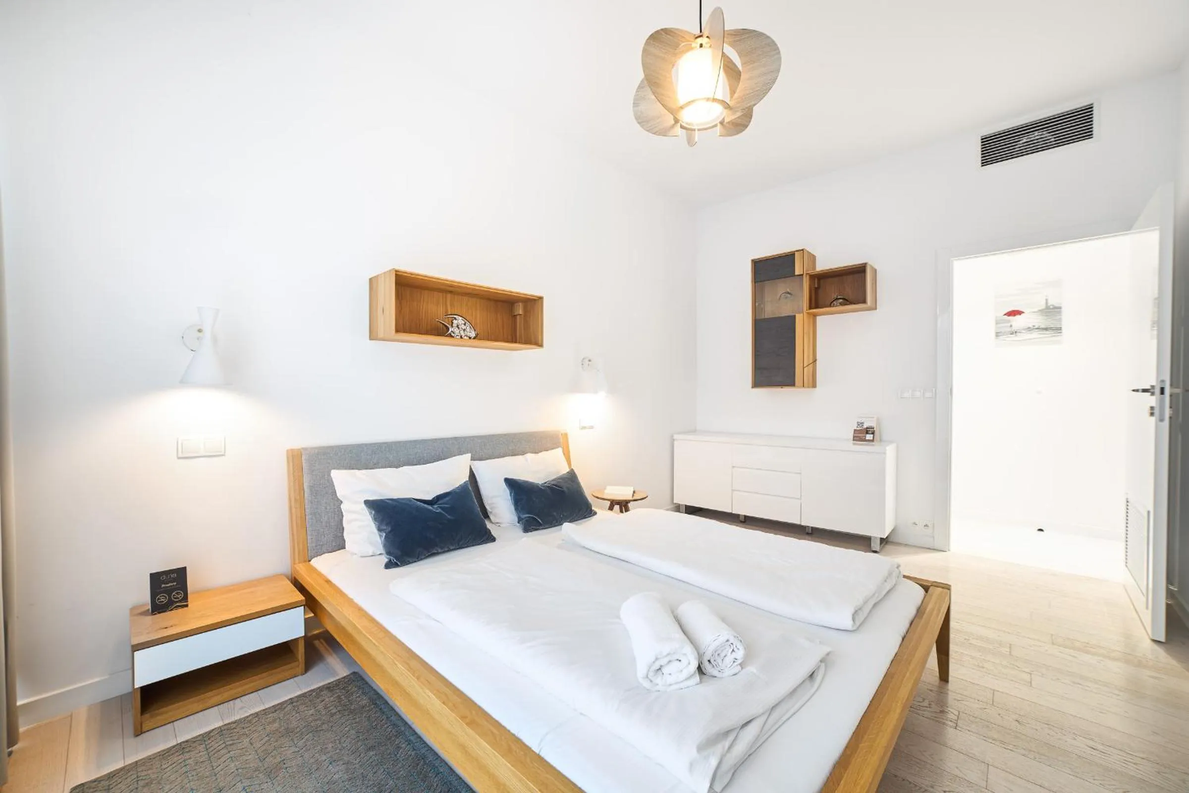 Bed in Dune Beach Resort