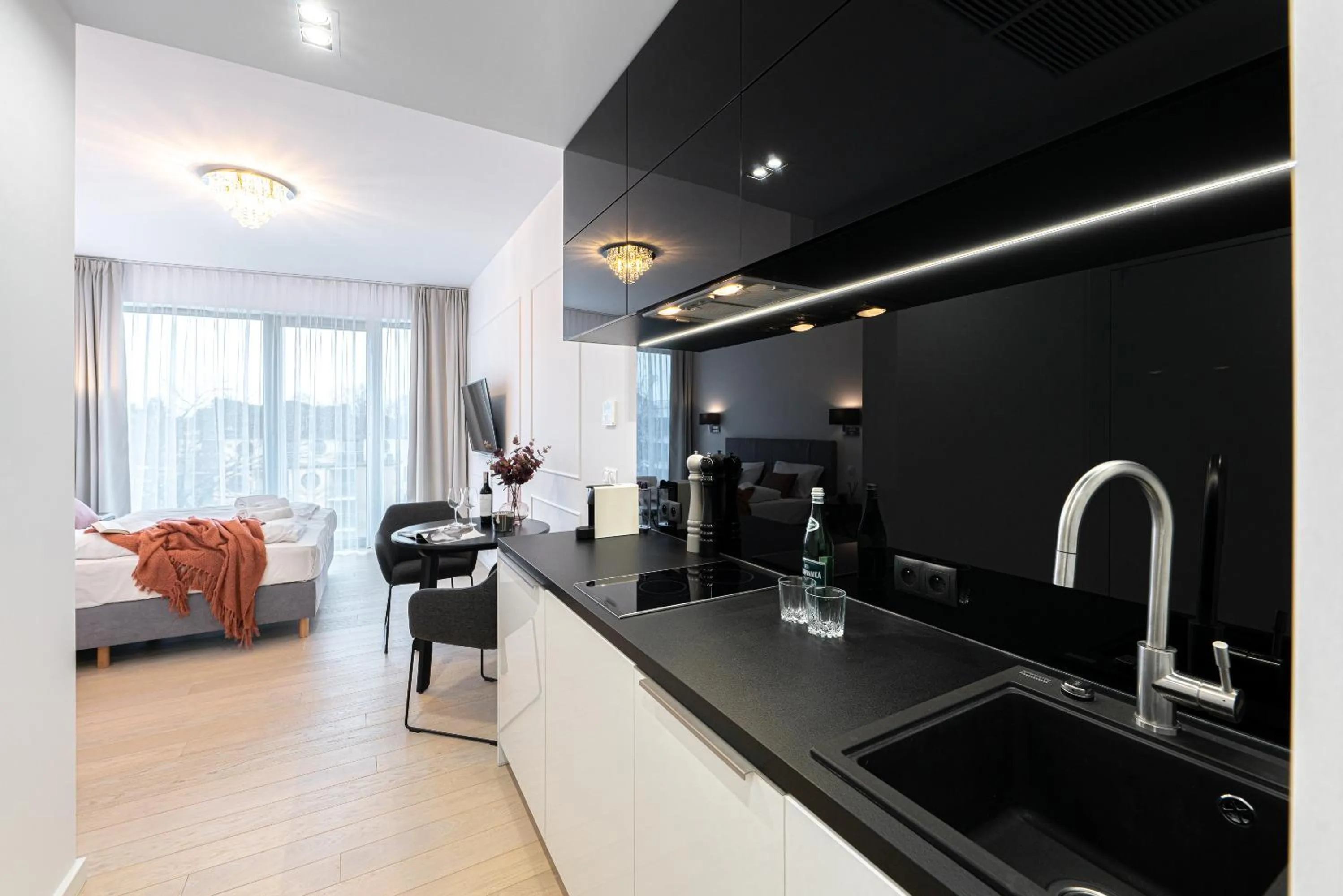 Kitchen or kitchenette in Dune Beach Resort