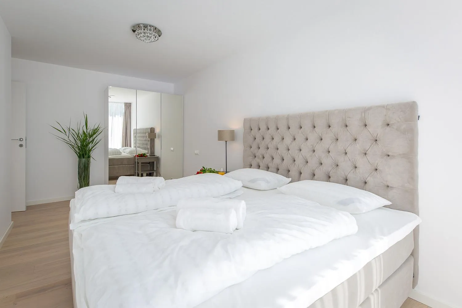 Bed in Dune Beach Resort