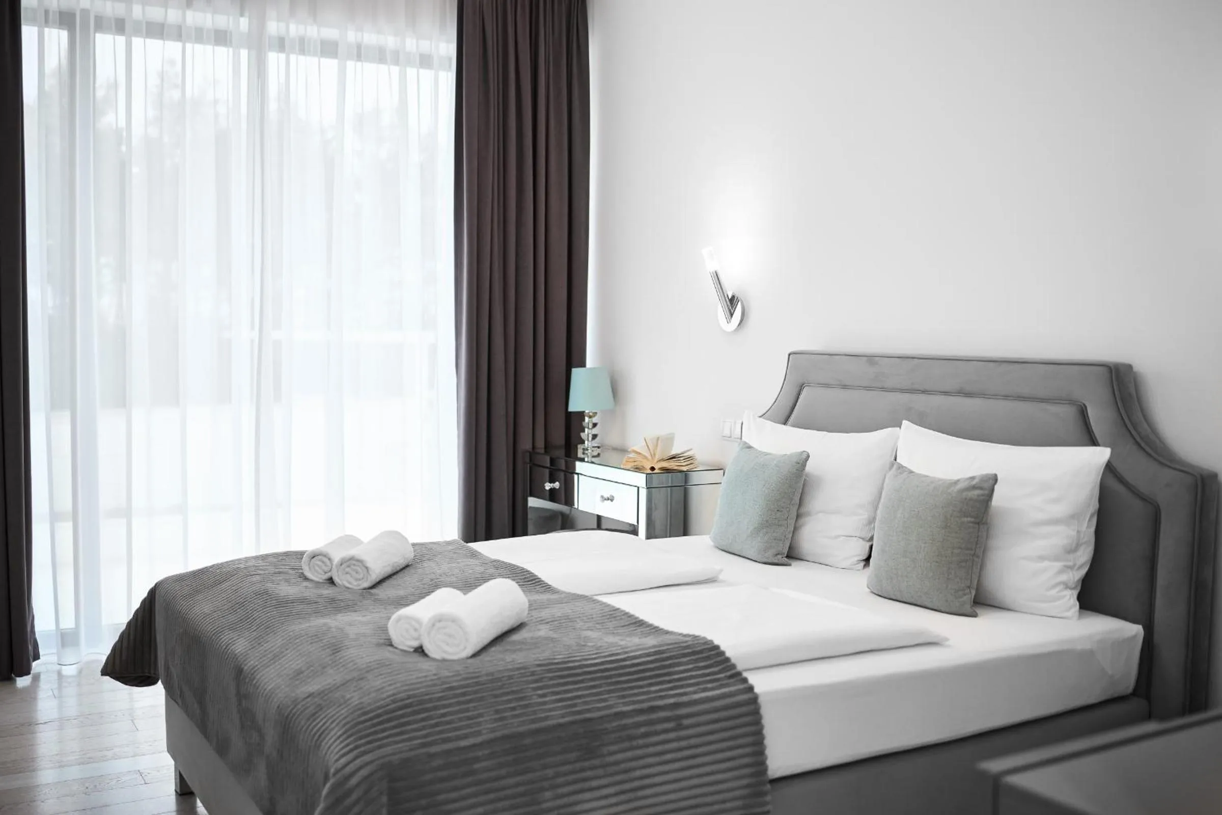 Bed in Dune Beach Resort