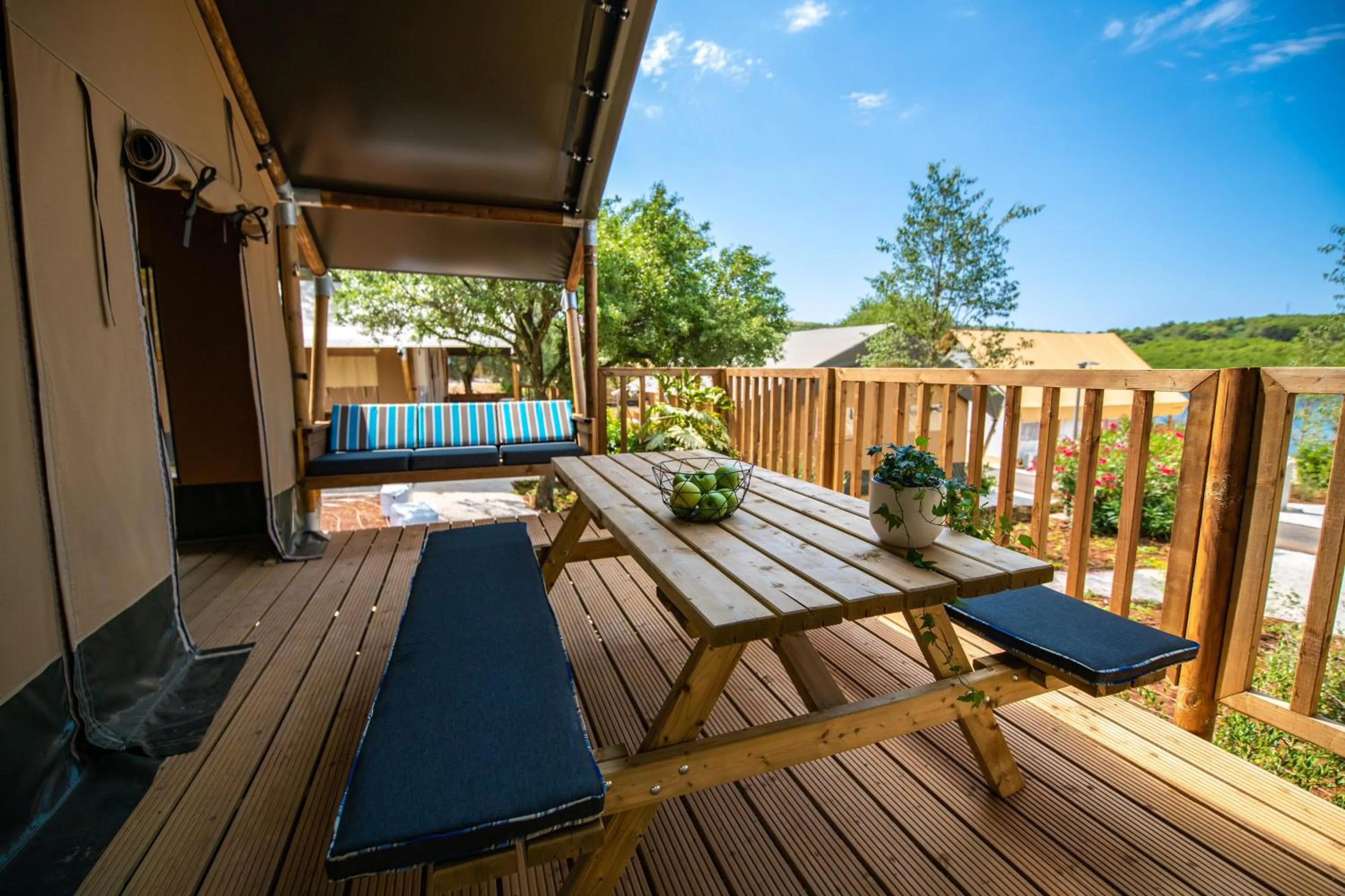 Balcony/Terrace in Arena One 99 Glamping