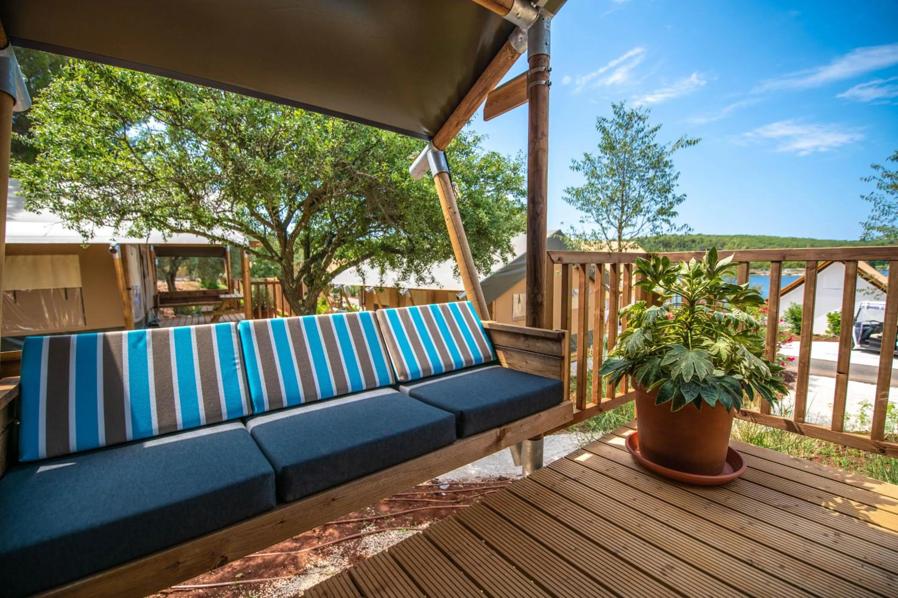 Balcony/Terrace in Arena One 99 Glamping