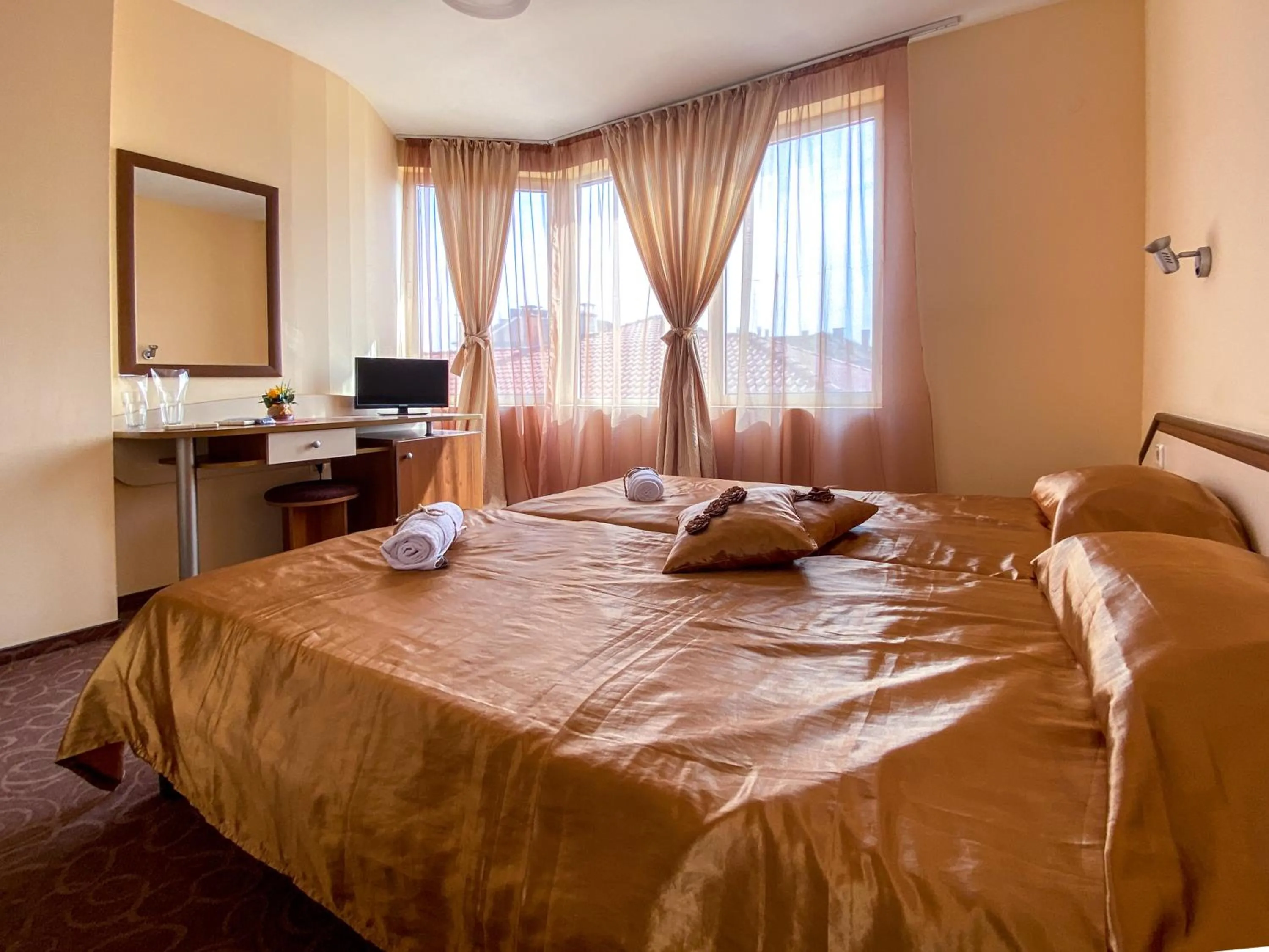 Bed in Vanessa Family Hotel