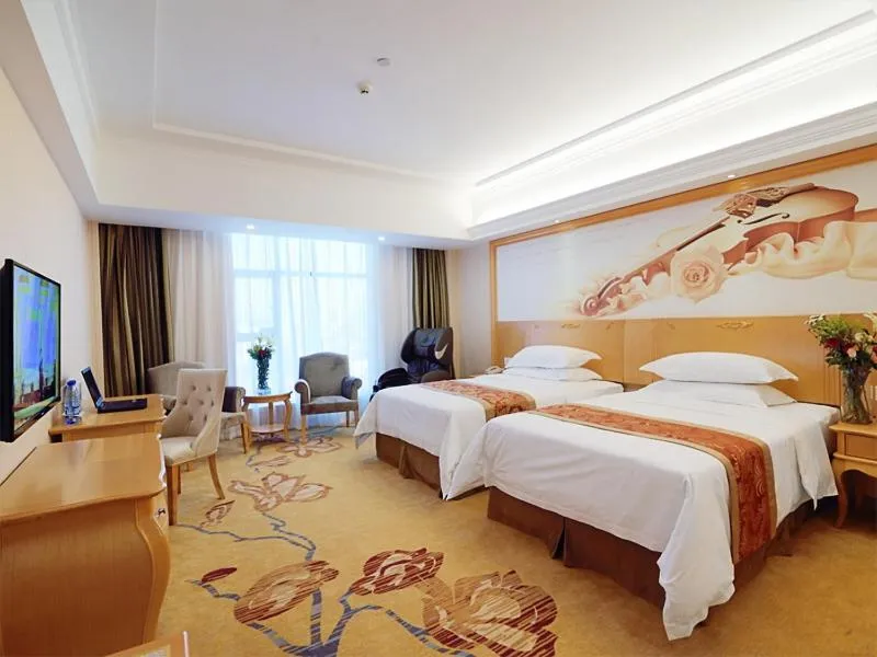 Bed in Vienna Hotel Hunan Yongzhou Lengshuitan District Government Square