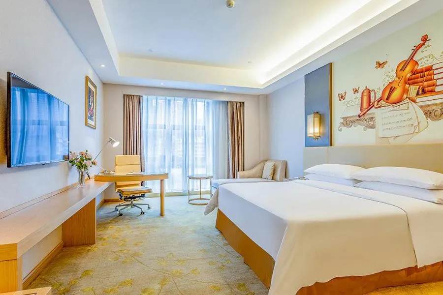 Bed in Vienna International Hotel Guangdong Zhengjiang Renming Avenue Middle Road