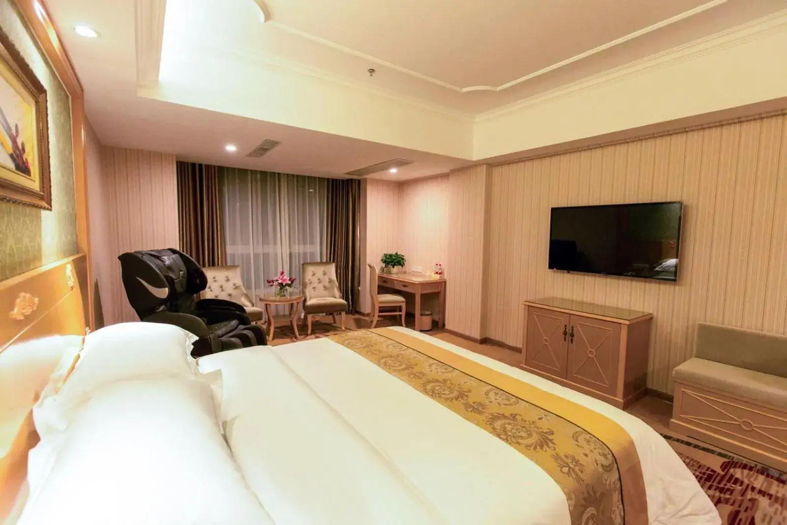 Bed in Vienna Hotel Nanning Qingxiu Mountain Bed in Vienna Hotel Nanning Qingxiu Mountain