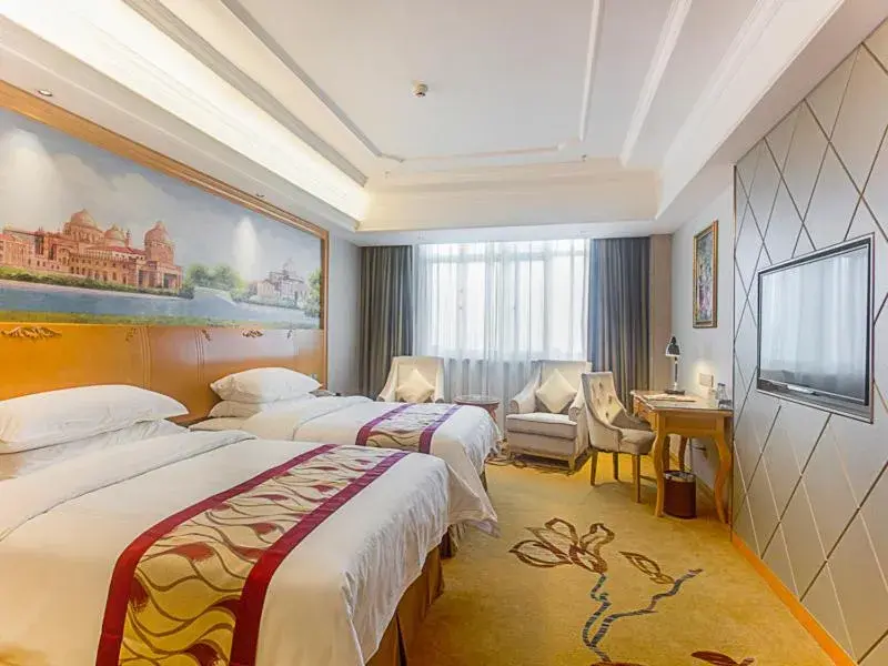 Bed in Vienna International Hotel Haikou West Bus Station Bed in Vienna International Hotel Haikou West Bus Station