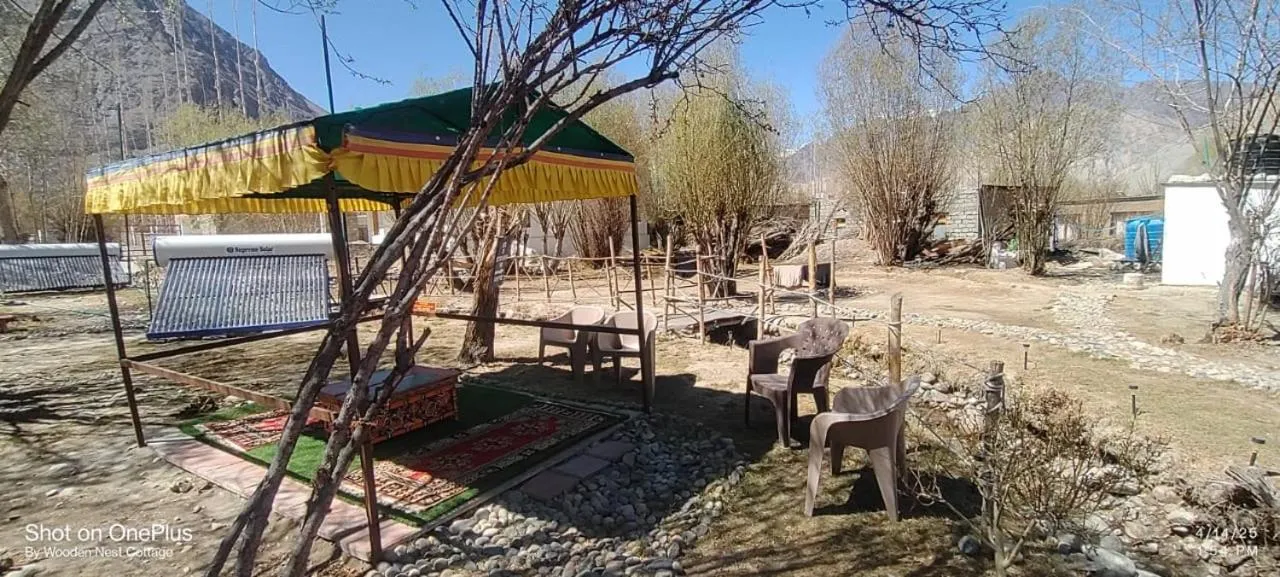 Garden in Wooden Nest Cottage Hunder, Nubra Valley