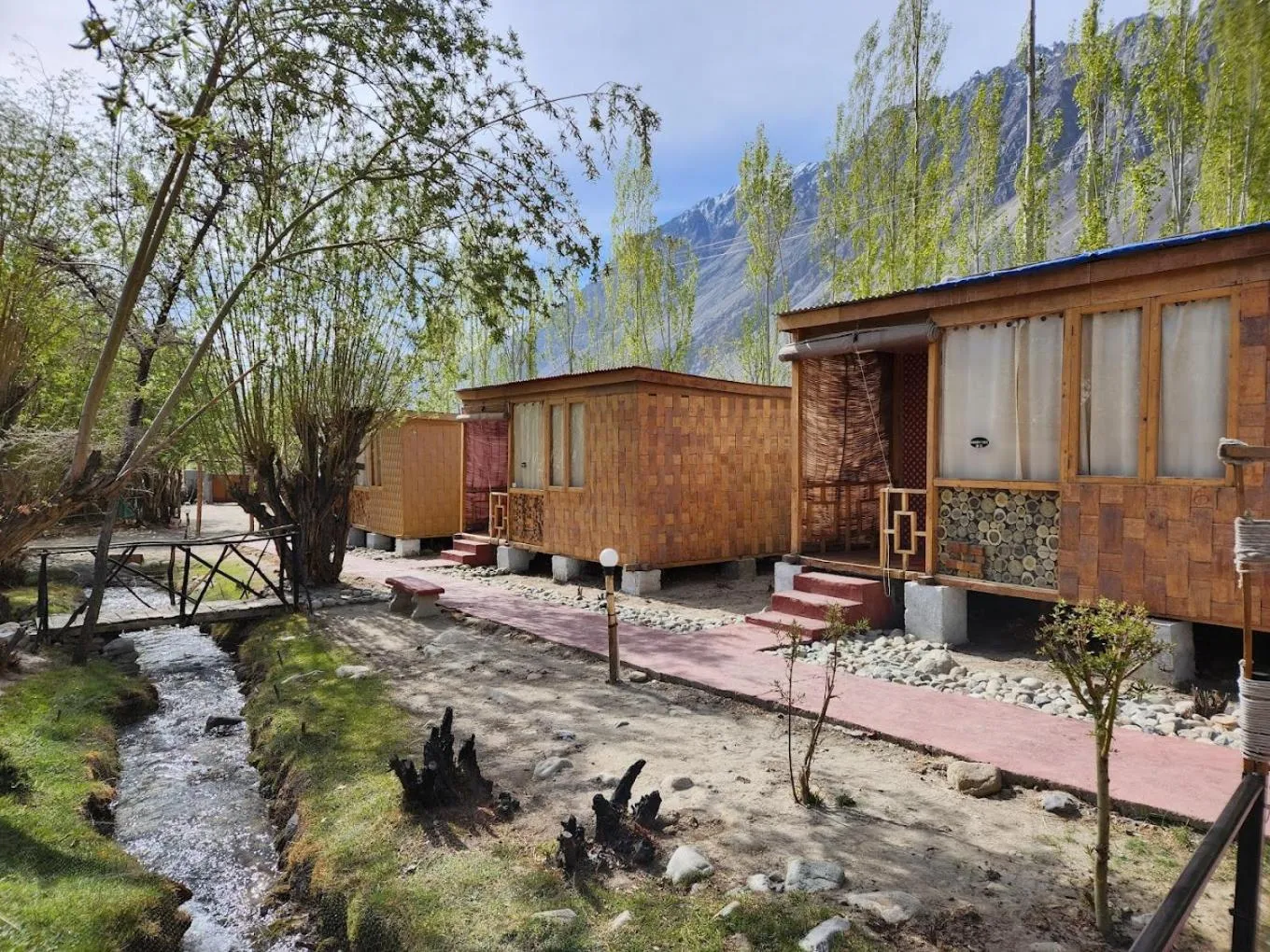 Property building in Wooden Nest Cottage Hunder, Nubra Valley