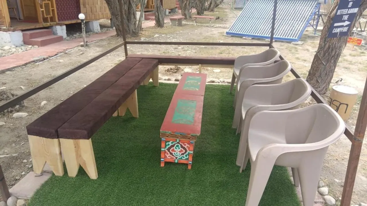 Garden in Wooden Nest Cottage Hunder, Nubra Valley