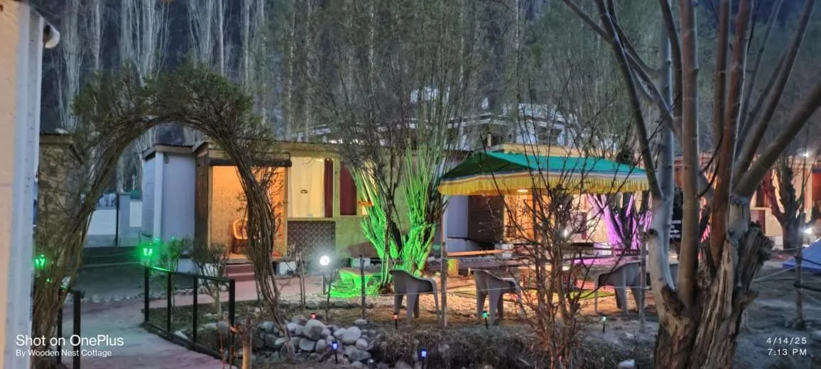 Garden in Wooden Nest Cottage Hunder, Nubra Valley