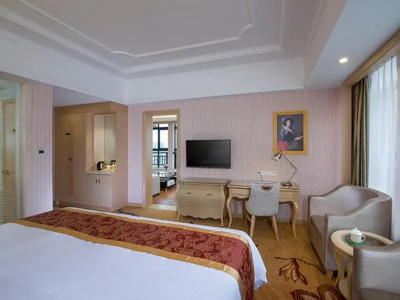 Bed in Vienna International Hotel Dongguan Shilonghuixing Business Central Bed in Vienna International Hotel Dongguan Shilonghuixing Business Central