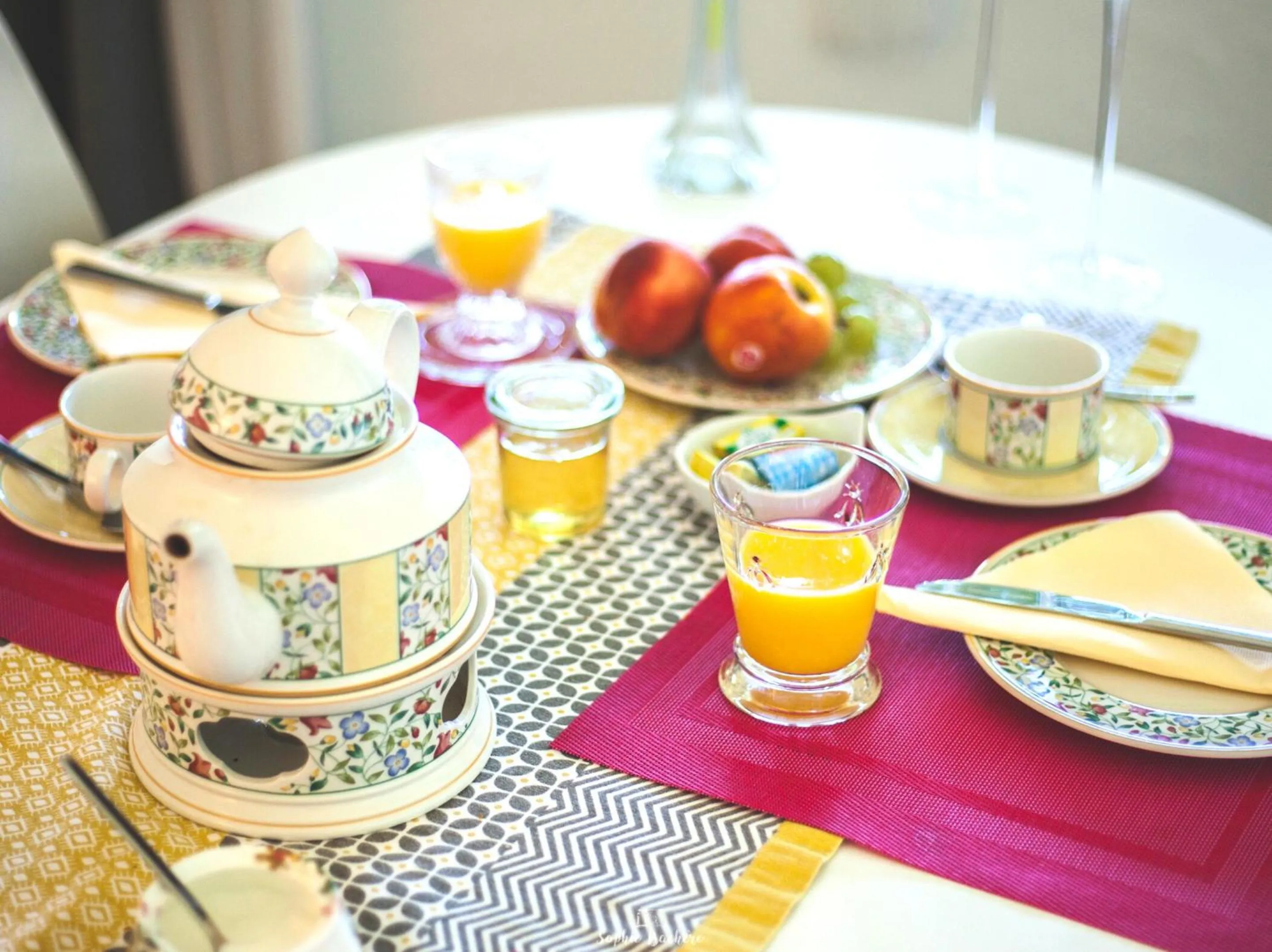 Food and drinks in Au Bien Venu