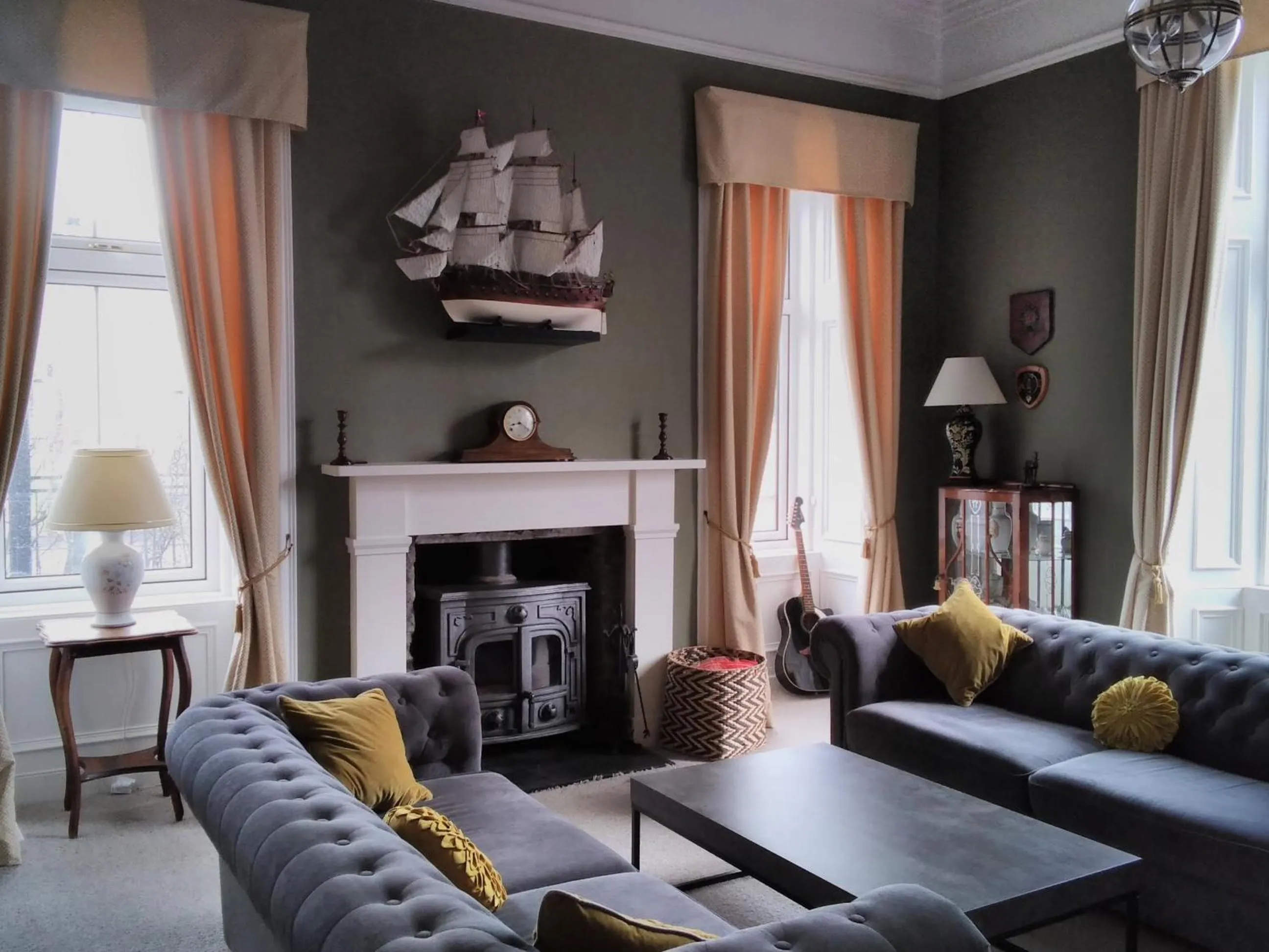 Living room in Greenland House B&B