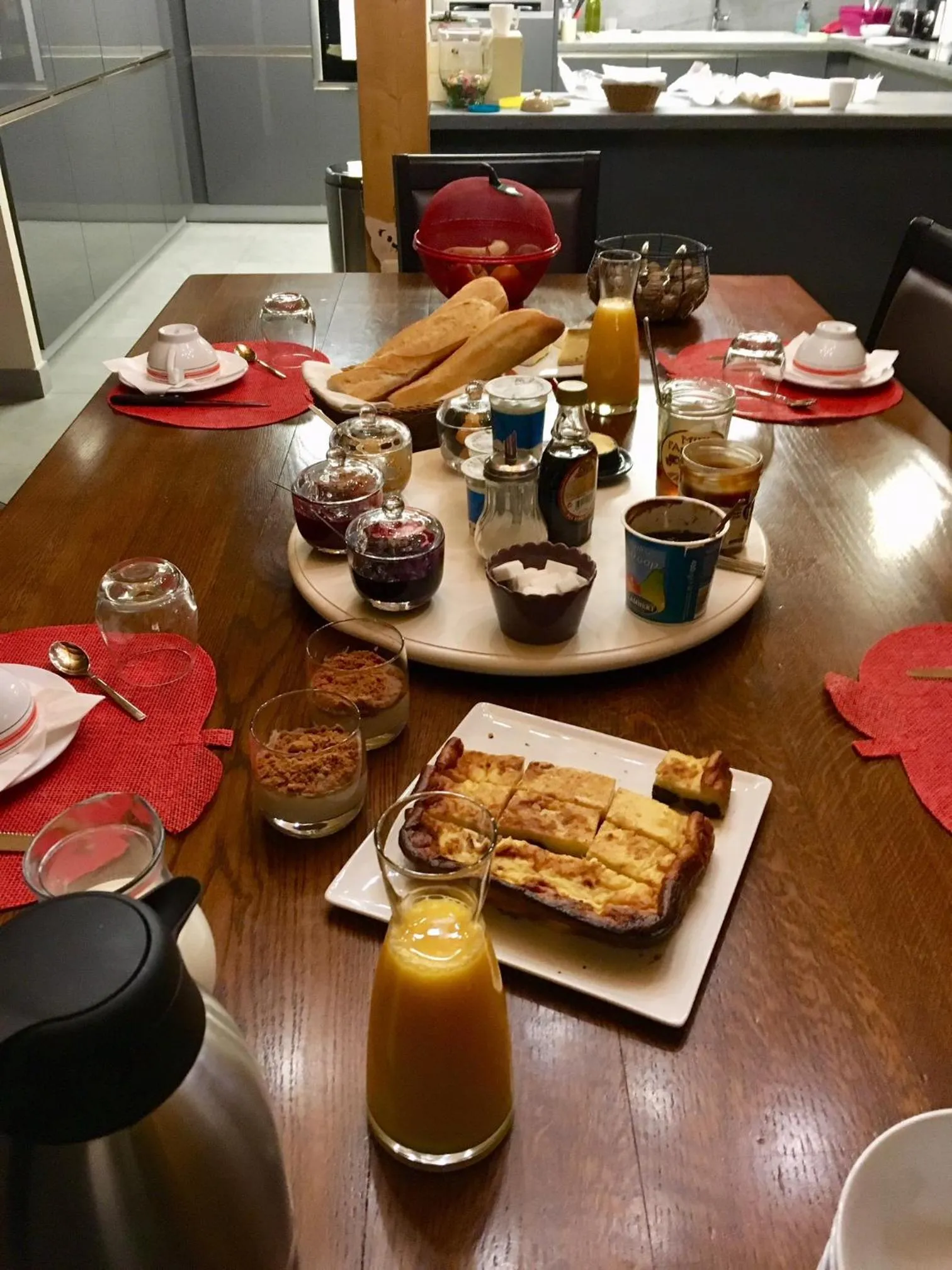 Continental breakfast in Au Chant du Riou