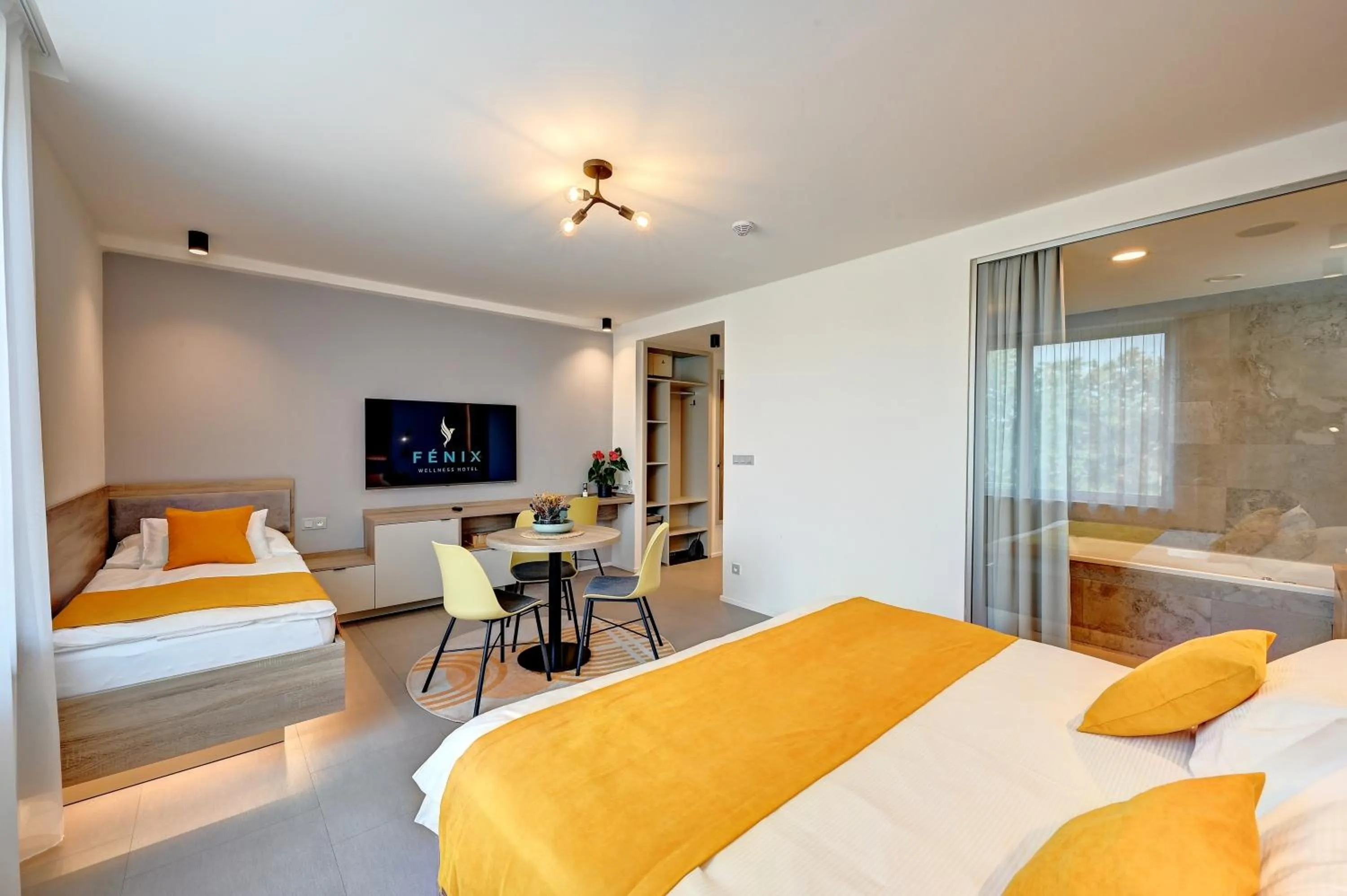 Bed in Wellness Hotel Fénix