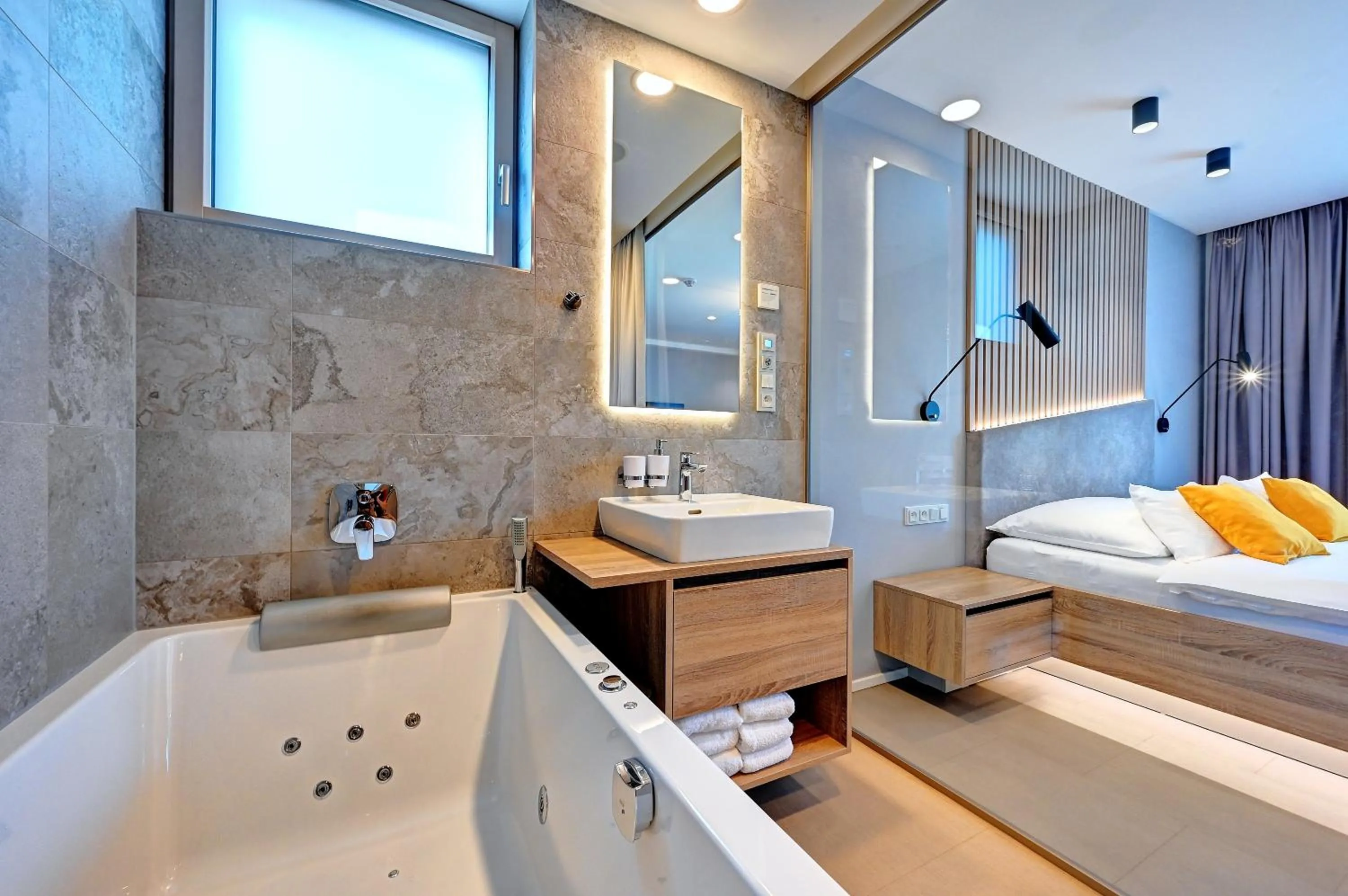 Bed in Wellness Hotel Fénix