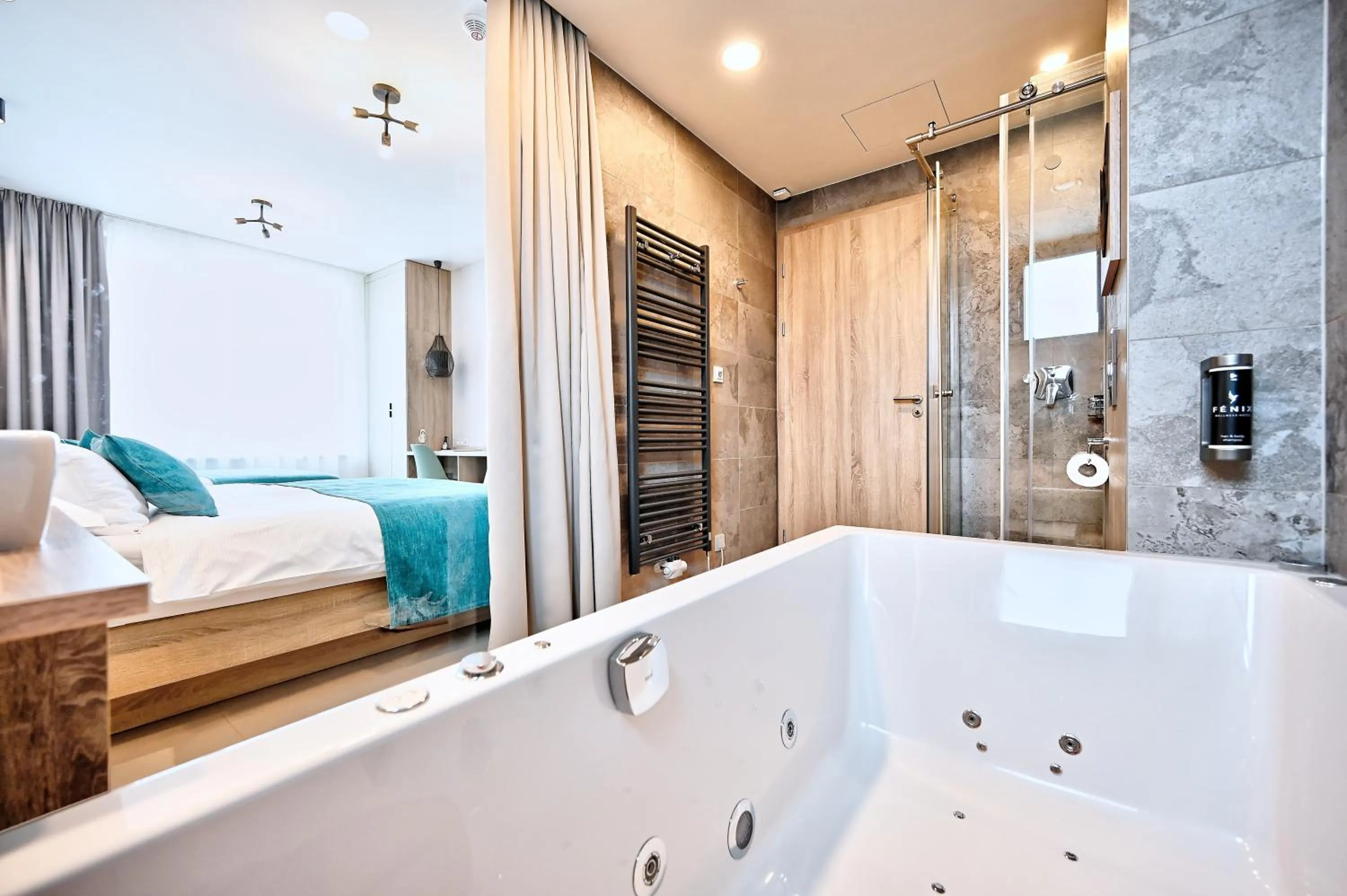 Bed in Wellness Hotel Fénix