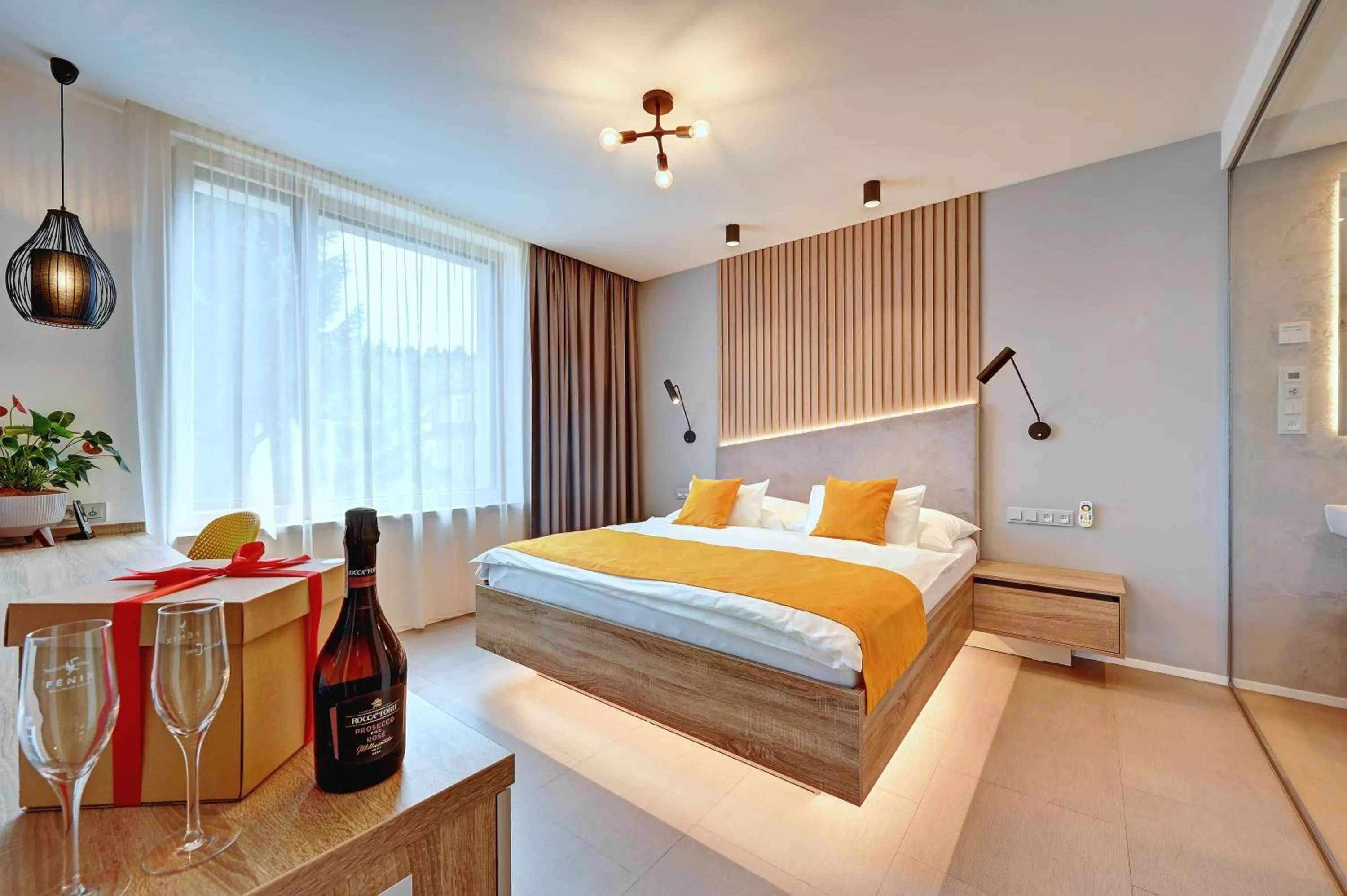 Bed in Wellness Hotel Fénix