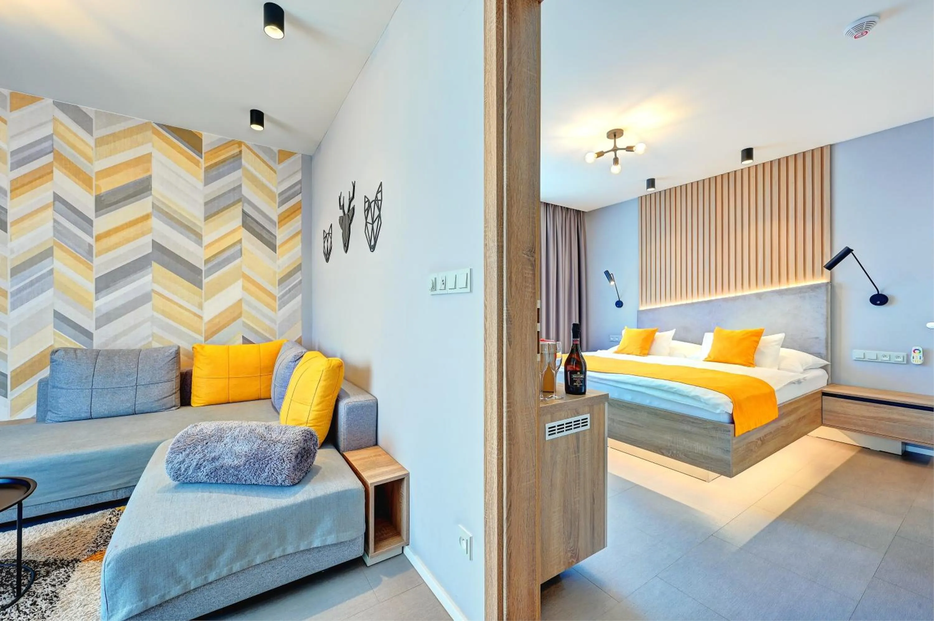 Bed in Wellness Hotel Fénix